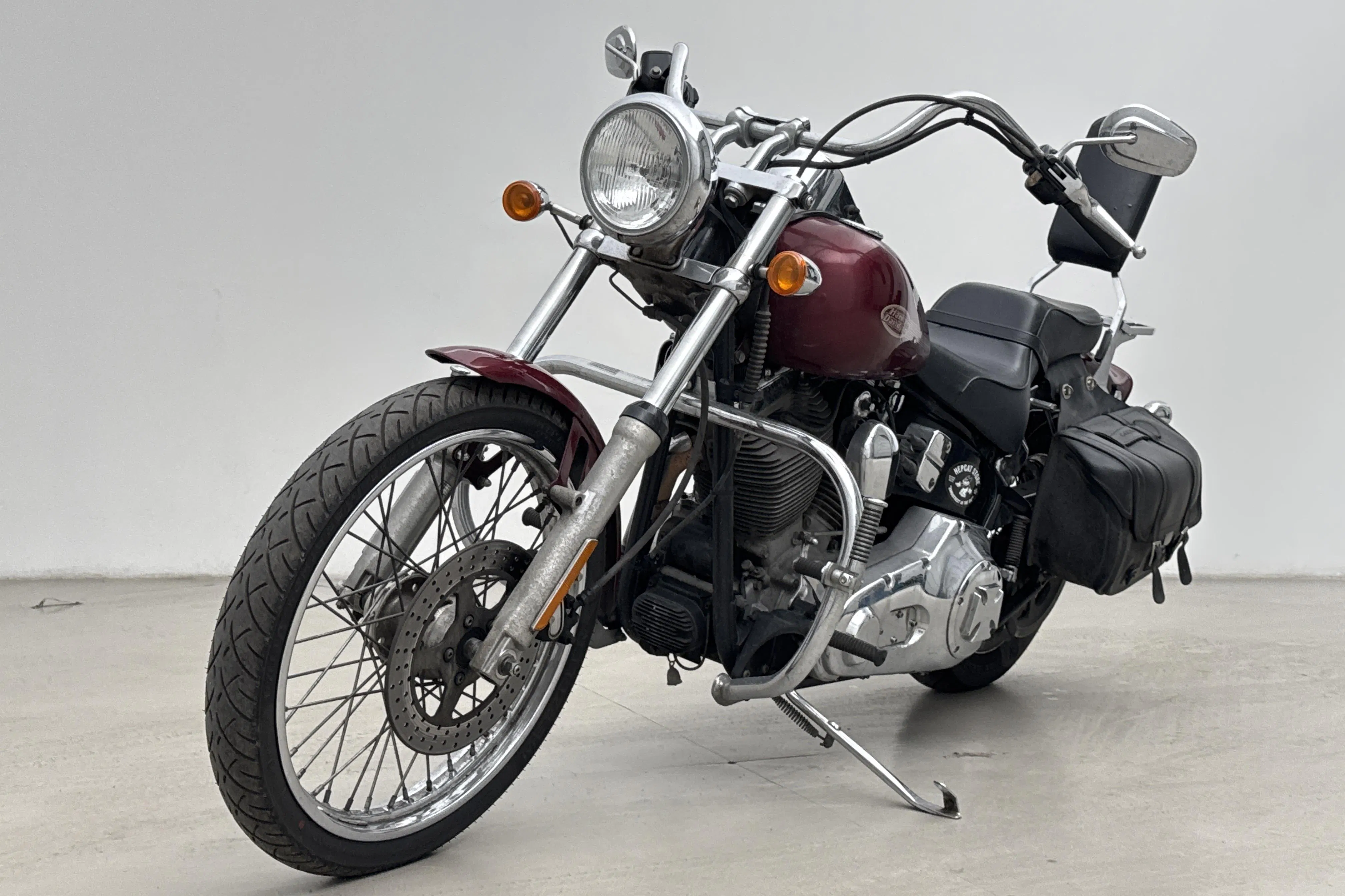 Presentationsfoto 2 av 14: HARLEY-DAVIDSON FXST Softail Standard Motorcykel - 14 041 mil - Manuell - Ljusbrun - 2001