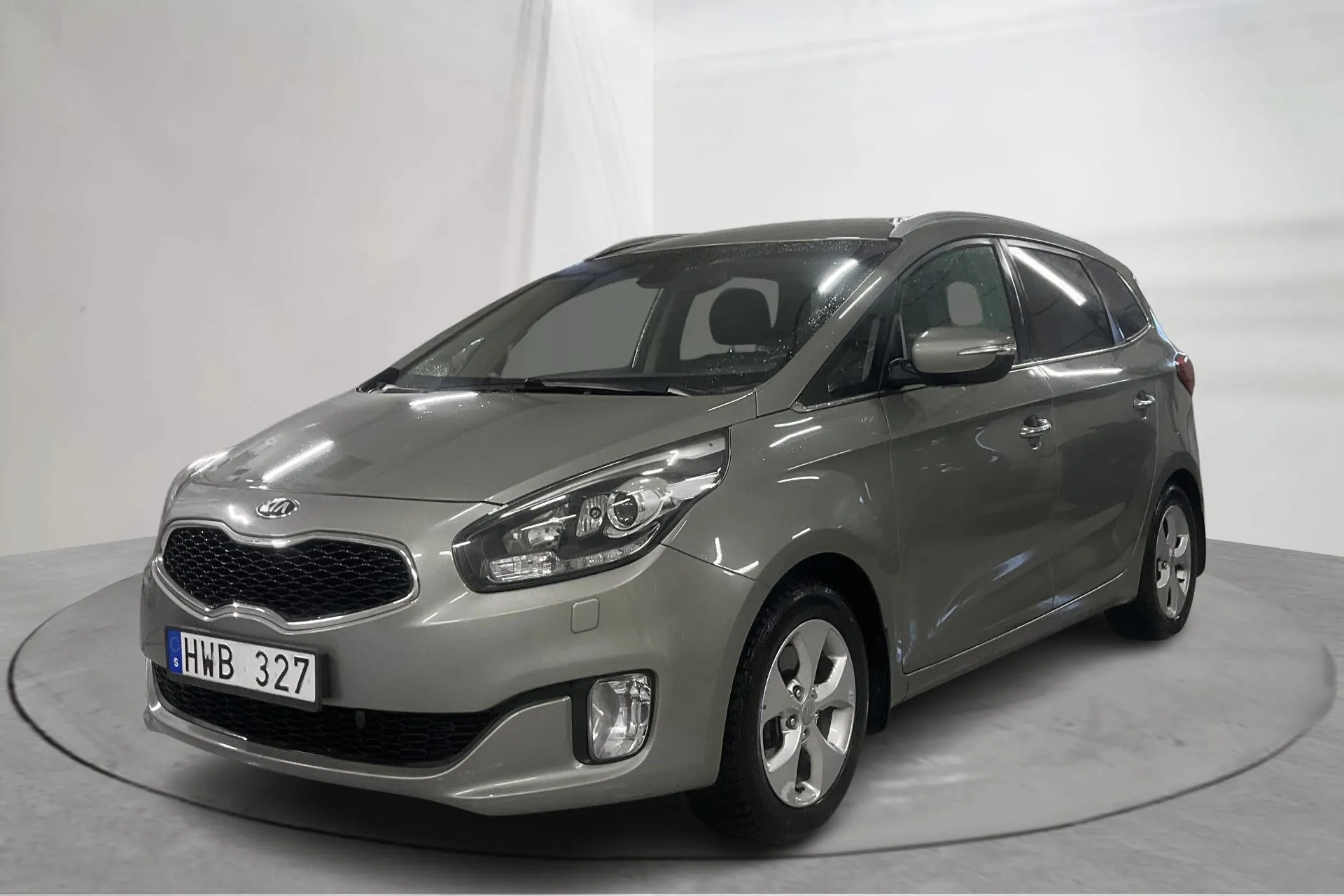 Presentationsfoto 1 av 21: KIA Carens 1.7 CRDi (115hk) - 19 215 mil - Manuell - grå - 2014