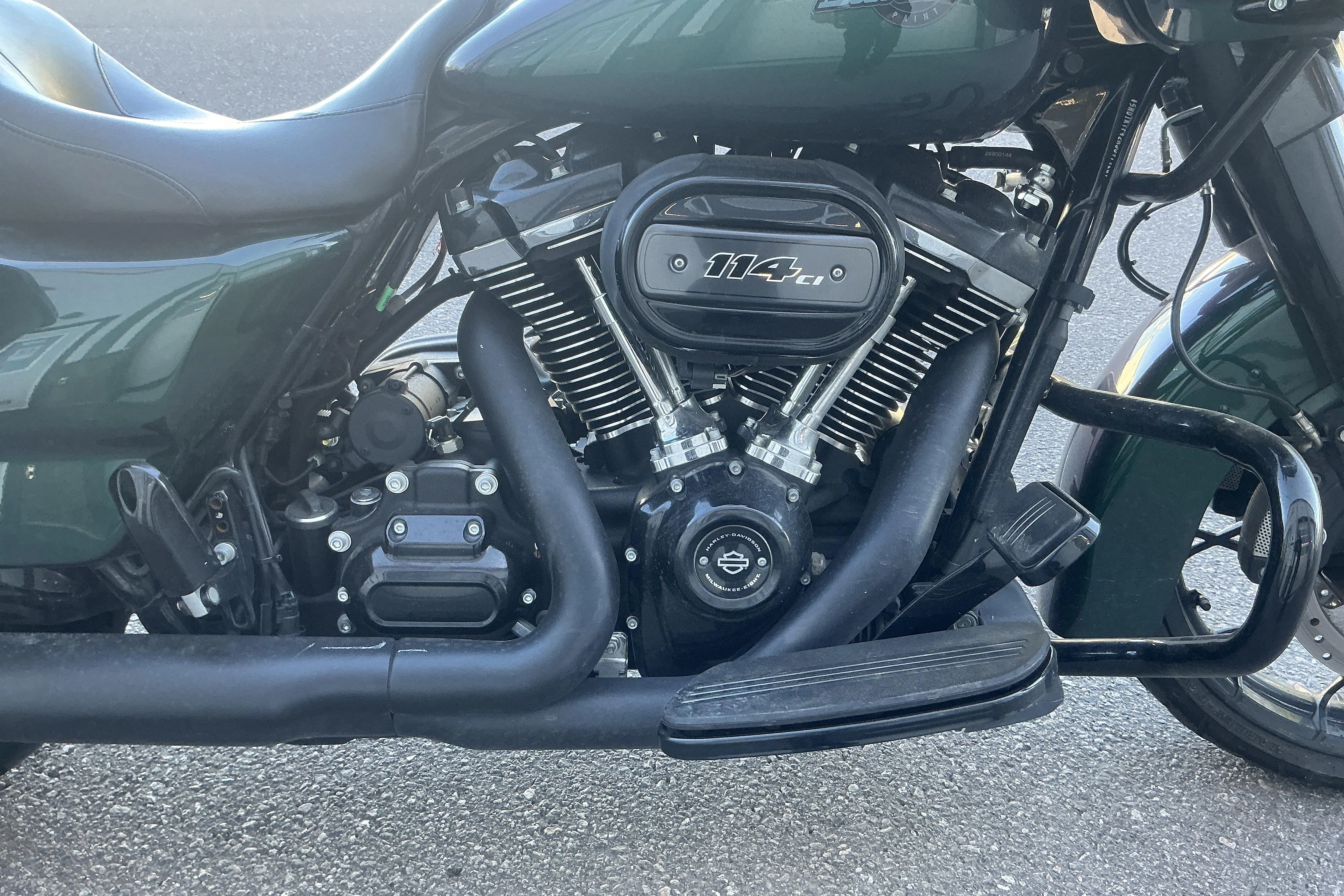 Presentation photo 12 of 12: HARLEY-DAVIDSON Road Glide Special Motorcykel - 28 780 km - Manual - green - 2021