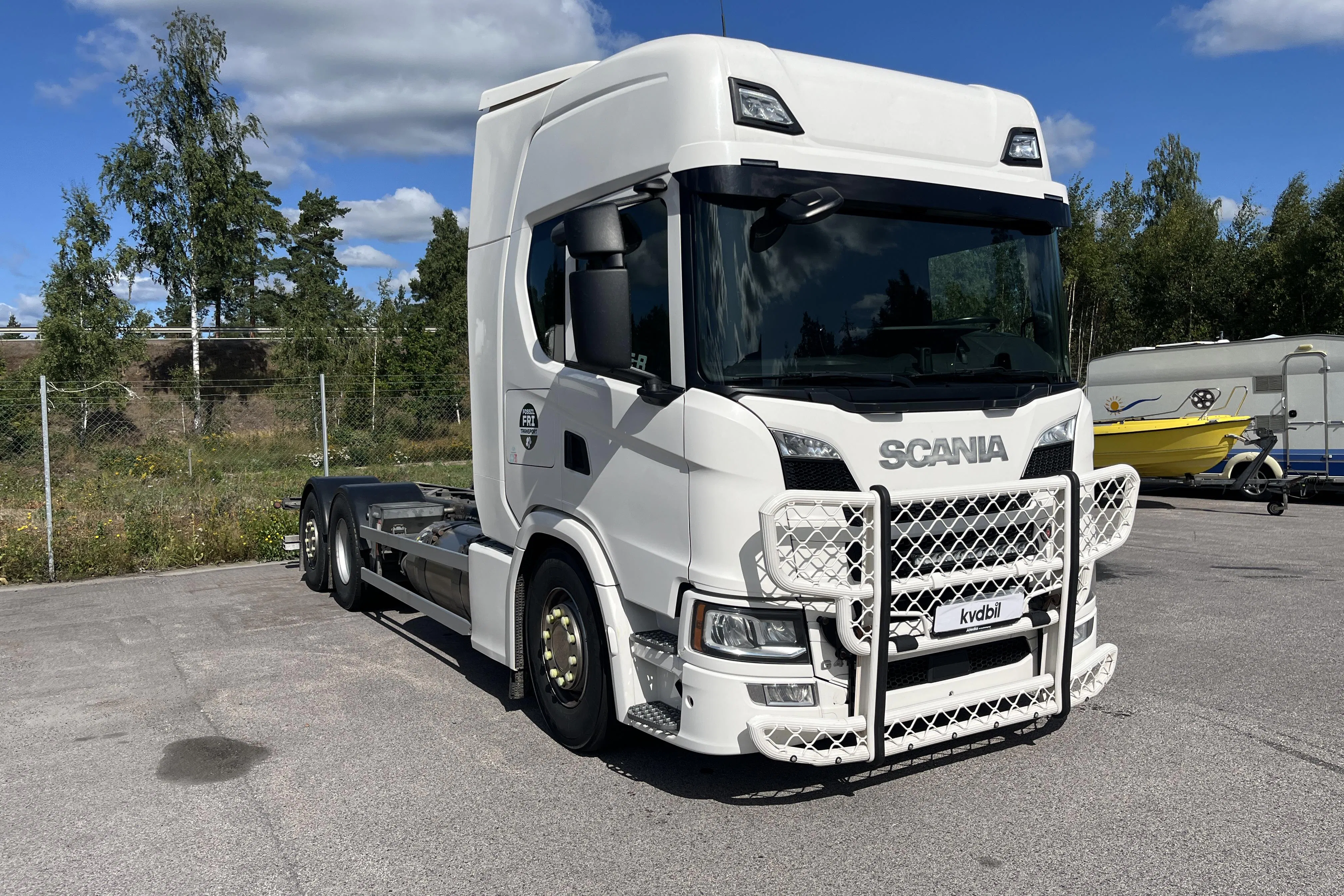 Presentation photo 2 of 83: SCANIA G410B 6X2*4 NB (LNG) - 836 755 km - Automatic - white - 2022