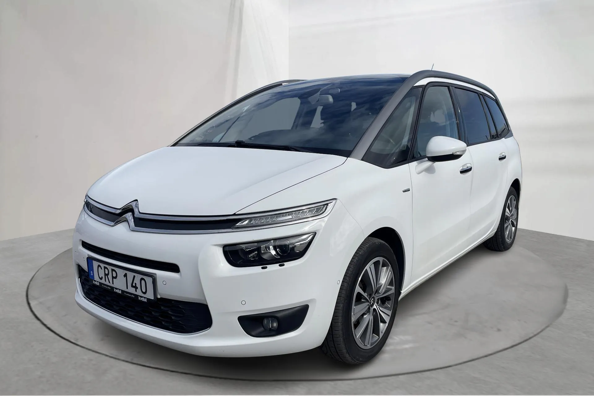 Presentationsfoto 1 av 21: Citroën C4 Grand Picasso 1.6 HDi (115hk) - 7 776 mil - Automat - vit - 2014