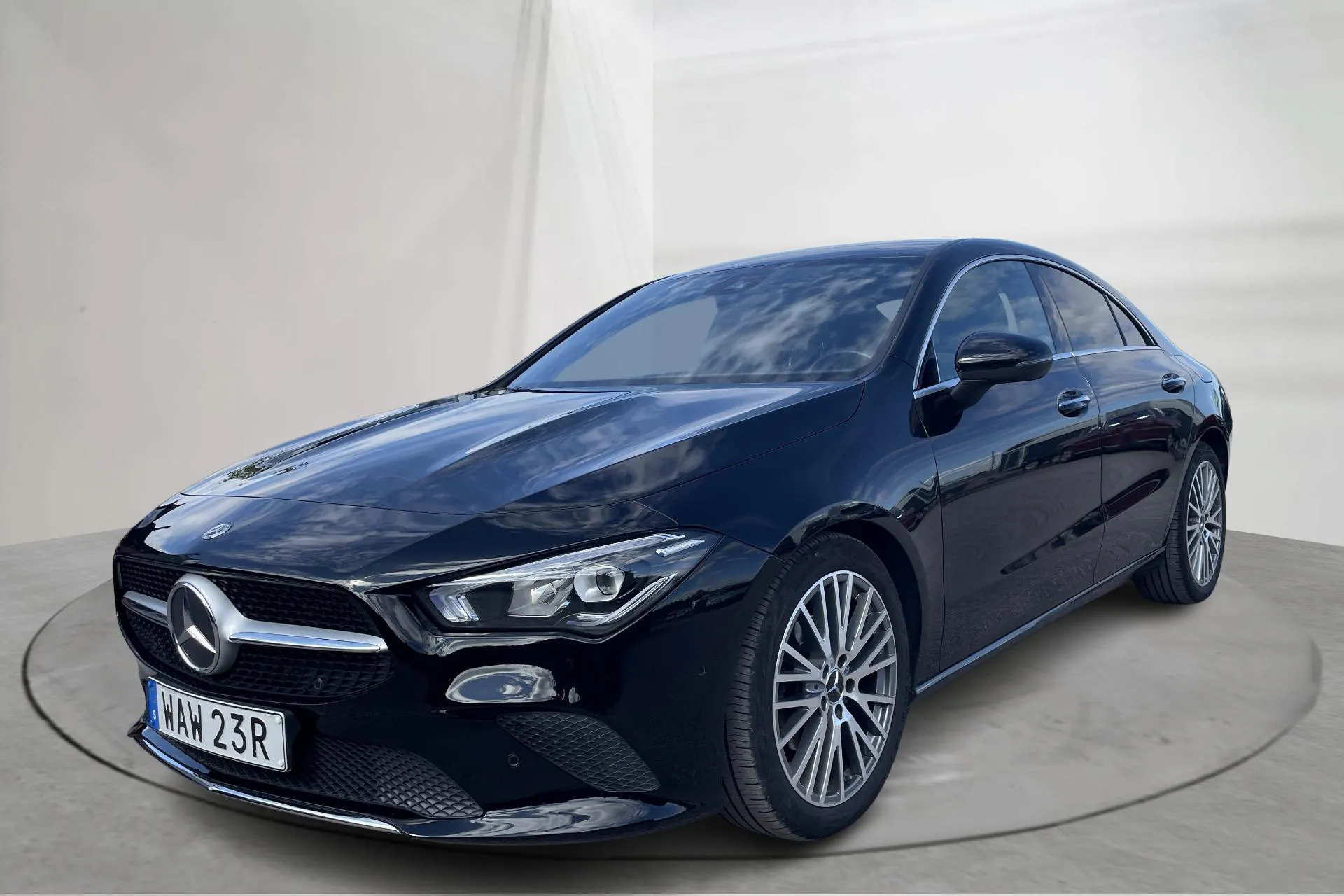Presentation photo 1 of 20: Mercedes CLA 180 Coupé C118 (136hk) - 51 230 km - Automatic - black - 2023