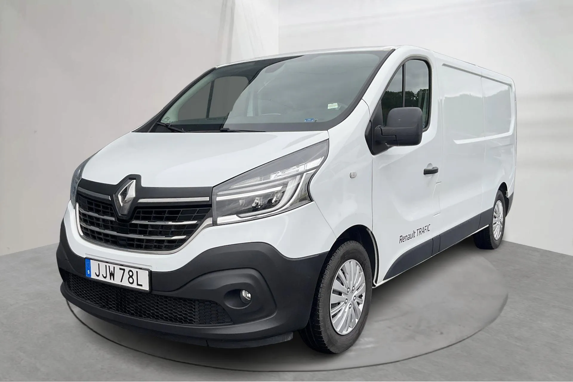 Presentationsfoto 1 av 17: Renault Trafic 2.0 dCi Skåp (170hk) - 9 485 mil - Automat - vit - 2021