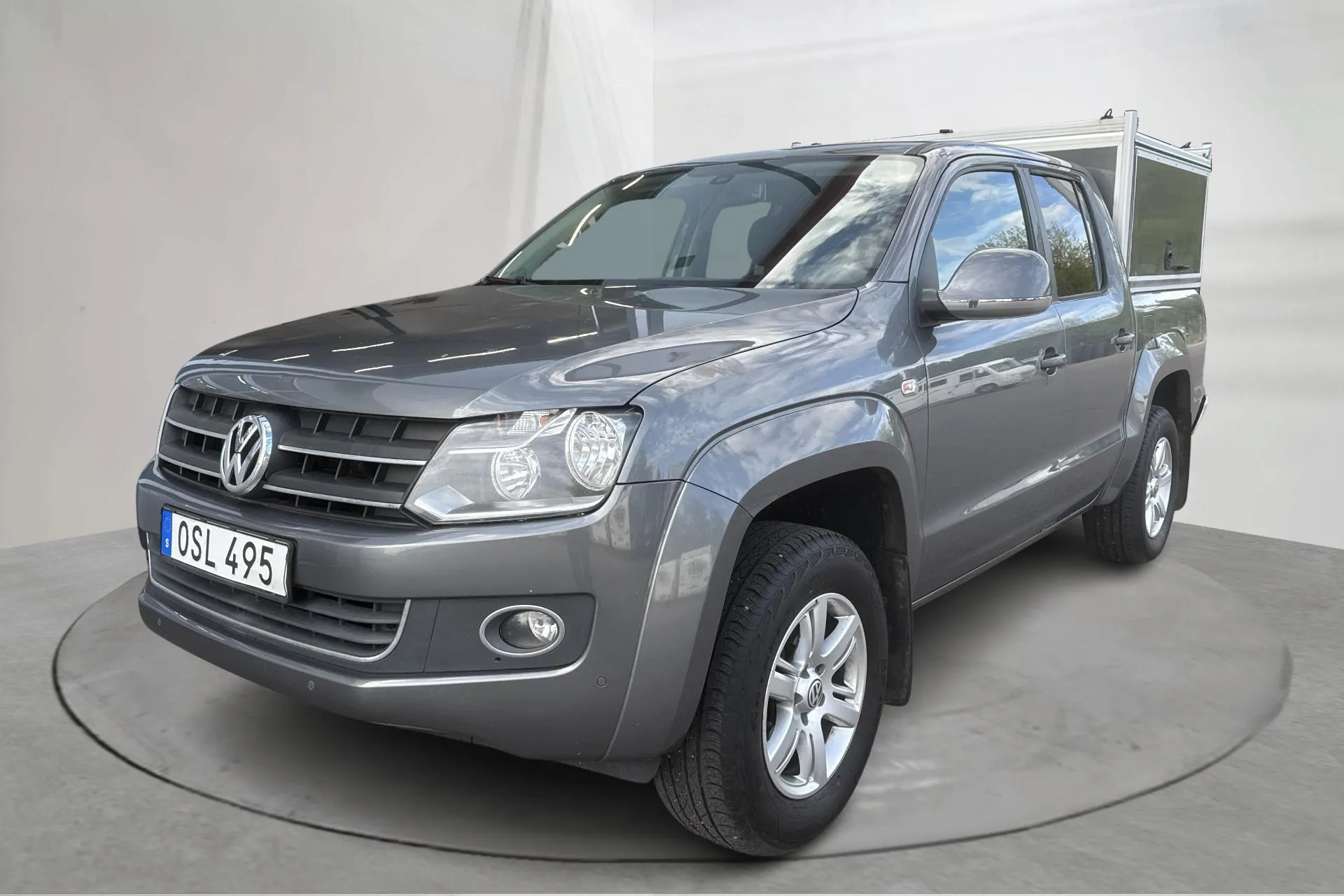 Presentationsfoto 1 av 17: VW Amarok 2.0 TDI 4motion (180hk) - 28 900 mil - Automat - grå - 2015