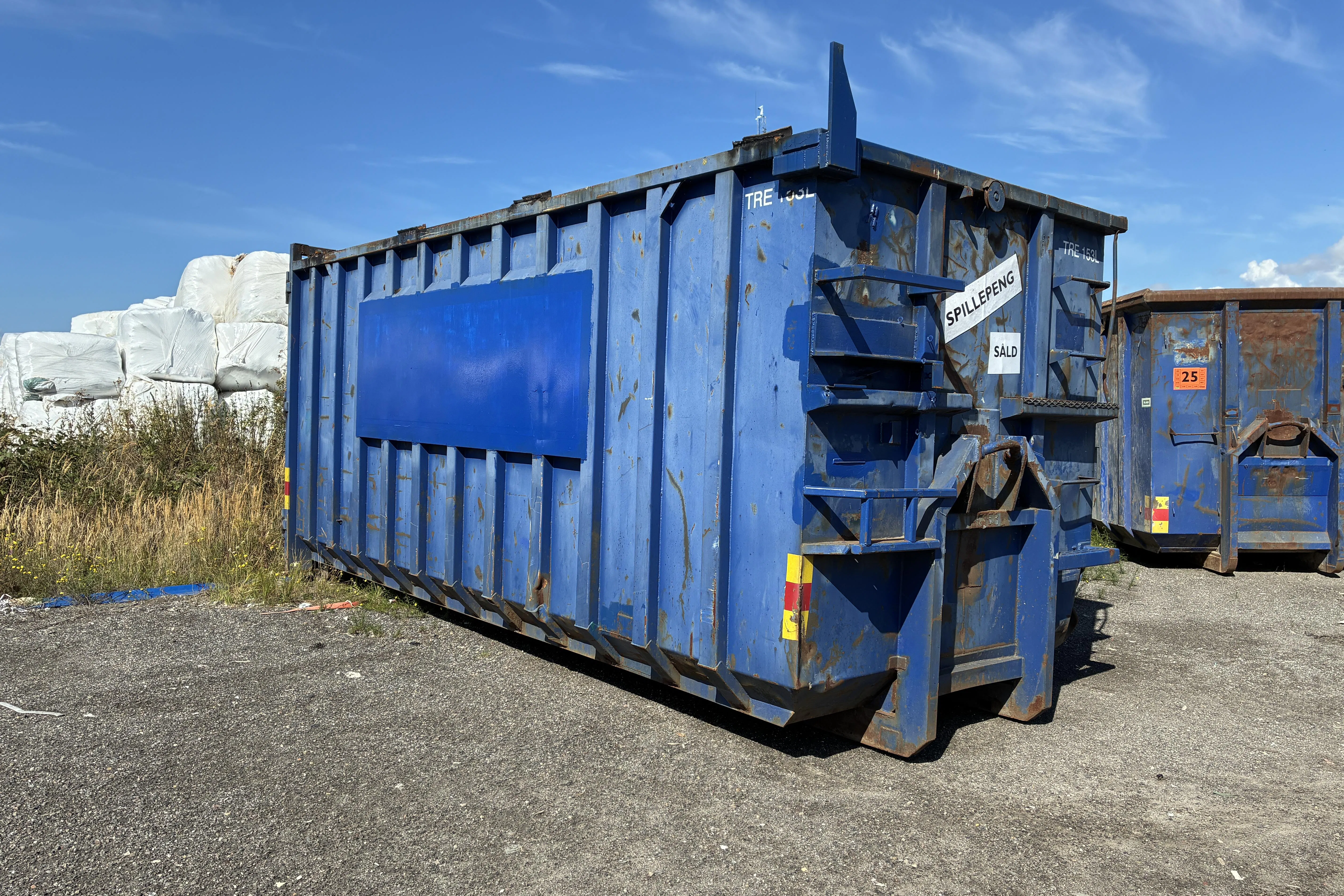 Presentation photo 2 of 6: Lastväxlarcontainer öppen 36 kubik (TRE153L) - 0 km