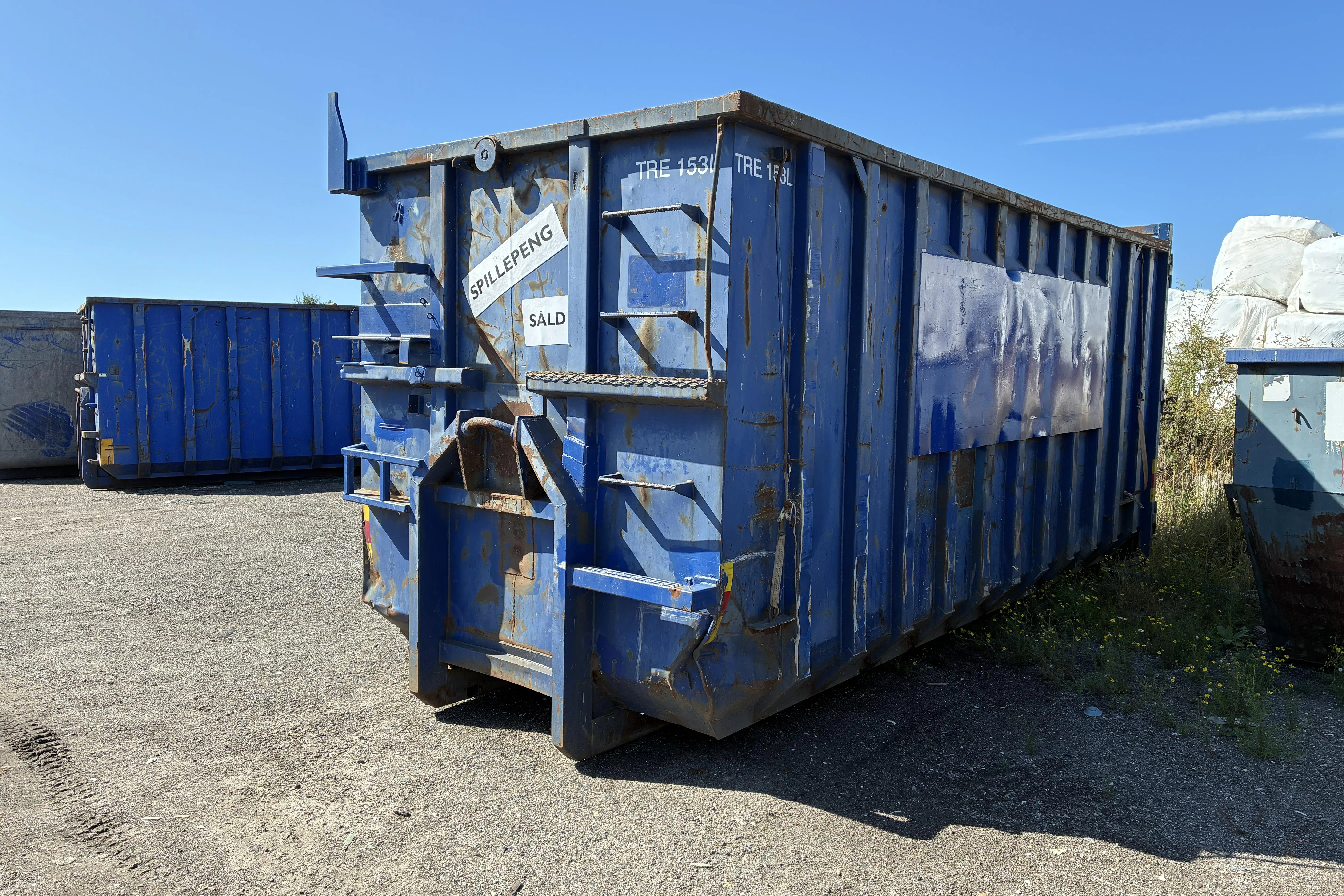 Presentation photo 1 of 6: Lastväxlarcontainer öppen 36 kubik (TRE153L) - 0 km
