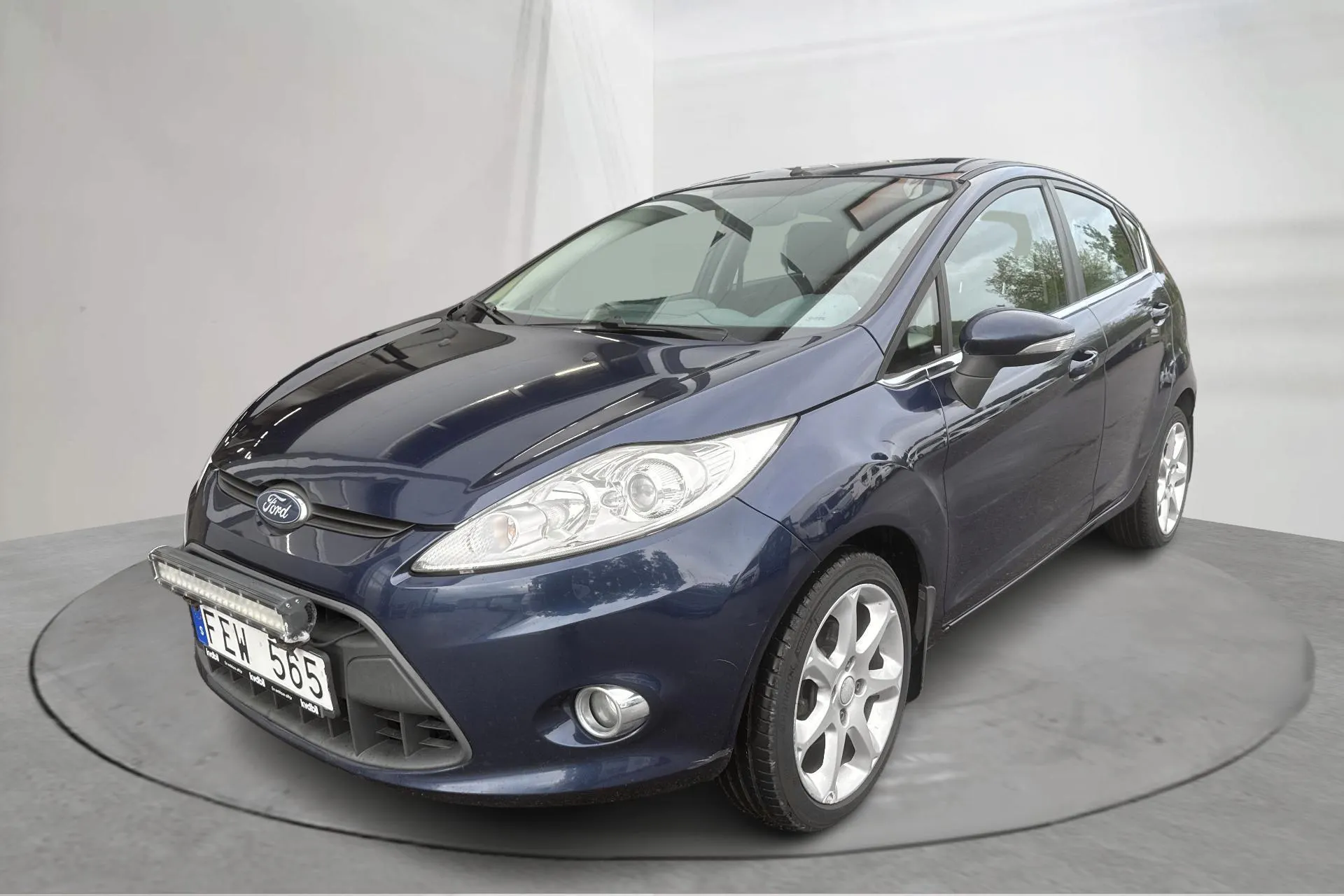Presentation photo 1 of 14: Ford Fiesta 1.25 5dr (82hk) - 178 900 km - Manual - blue - 2011