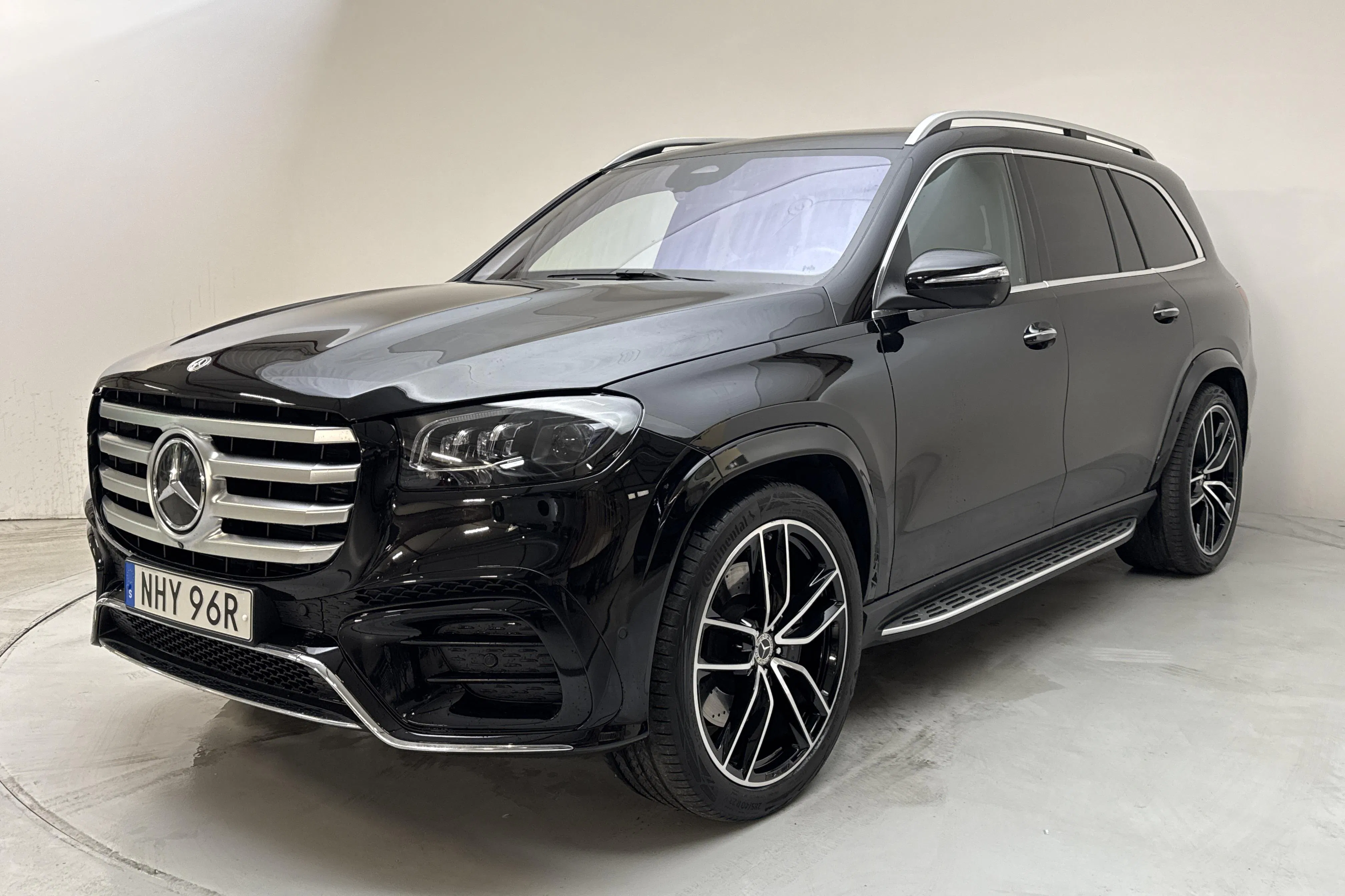 Presentationsfoto 1 av 18: Mercedes GLS 450 d 4MATIC X167 (367hk) - 3 498 mil - Automat - svart - 2025