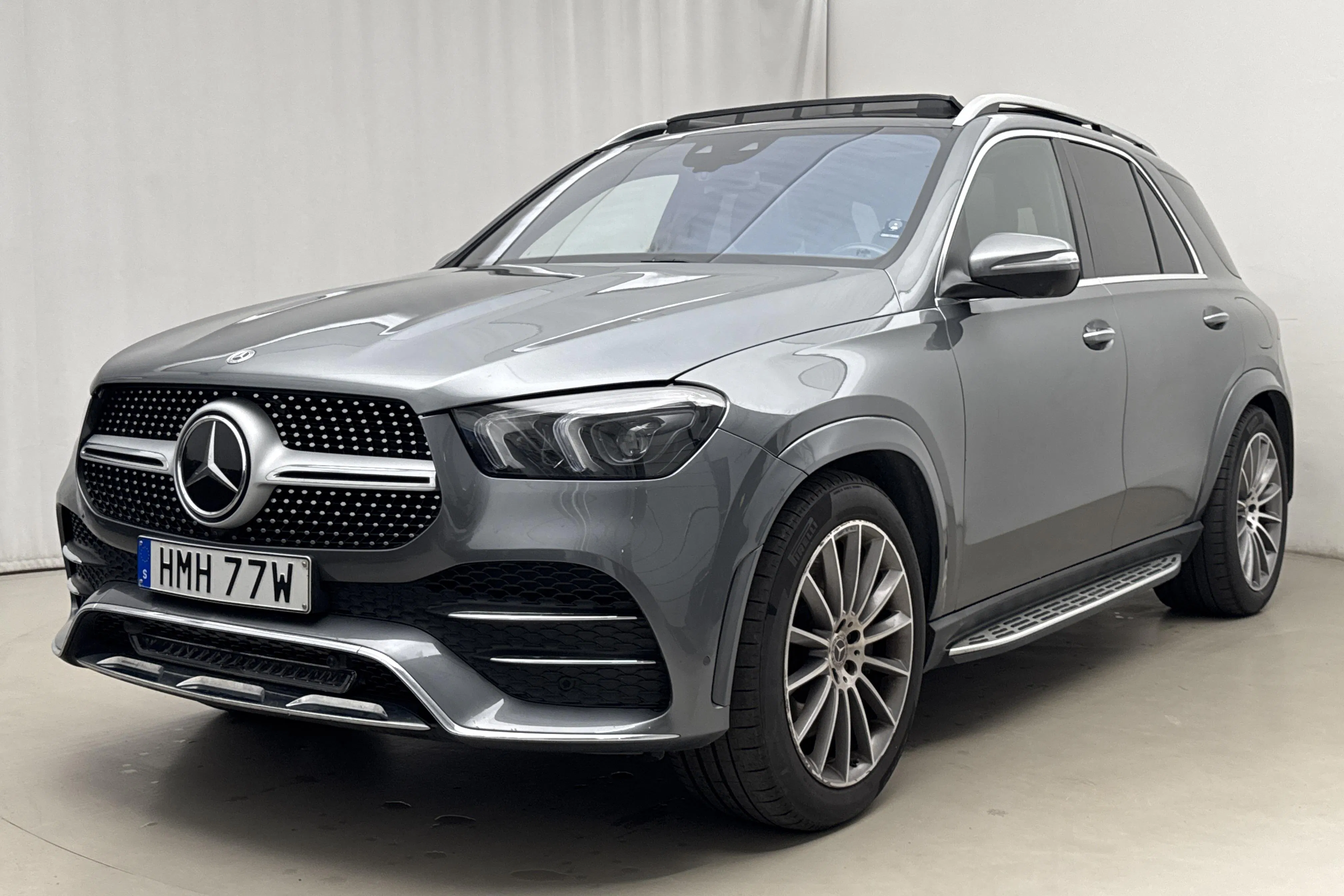 Presentation photo 1 of 24: Mercedes GLE 350 de 4MATIC V167 (306hk) - 161 910 km - Automatic - gray - 2022