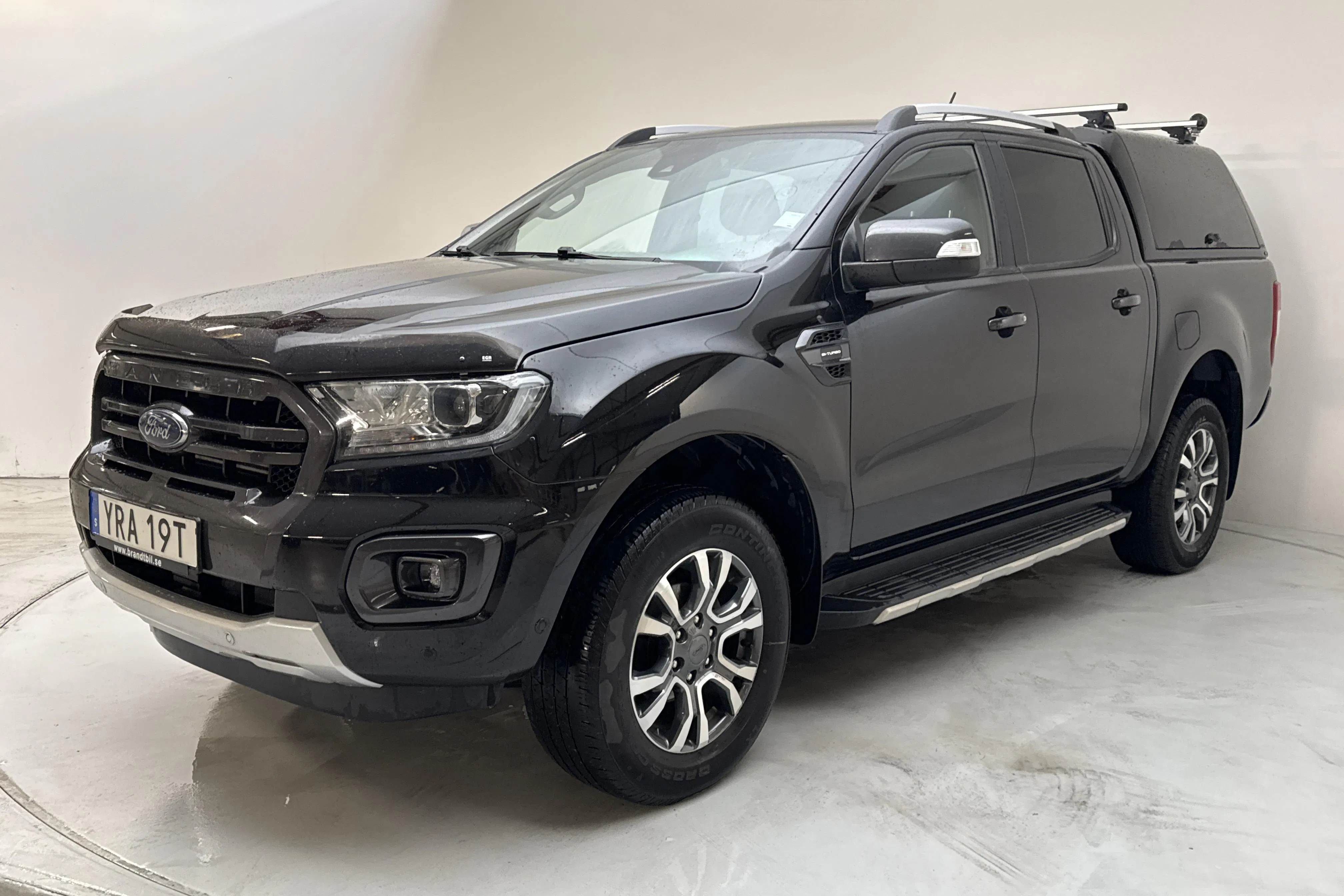 Presentation photo 1 of 15: Ford Ranger 2.0 TDCi 4WD (213hk) - 66 990 km - Automatic - black - 2022