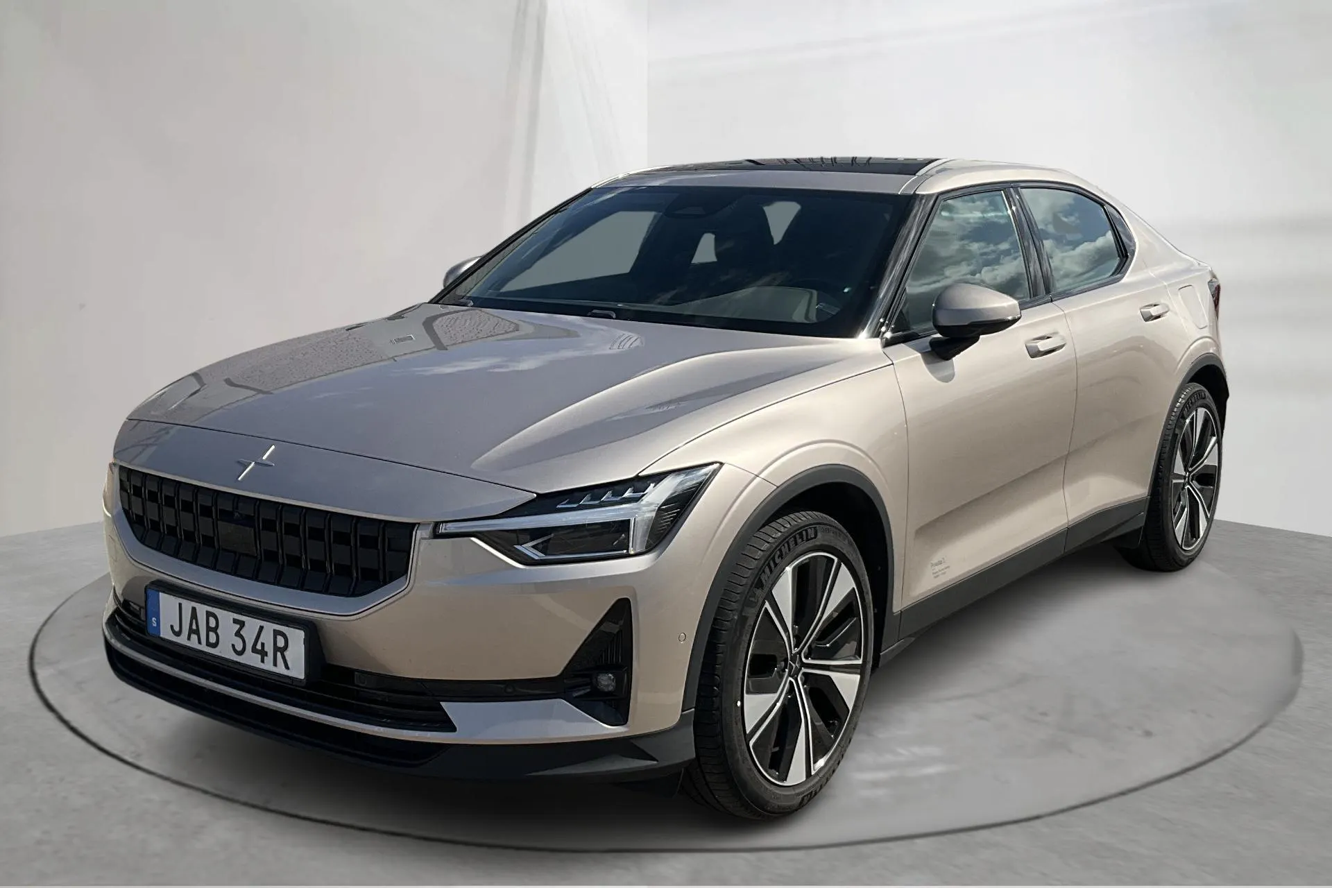 Presentationsfoto 1 av 19: Polestar 2 Long range Single motor (231hk) - 6 831 mil - Automat - Ljusgrå - 2023