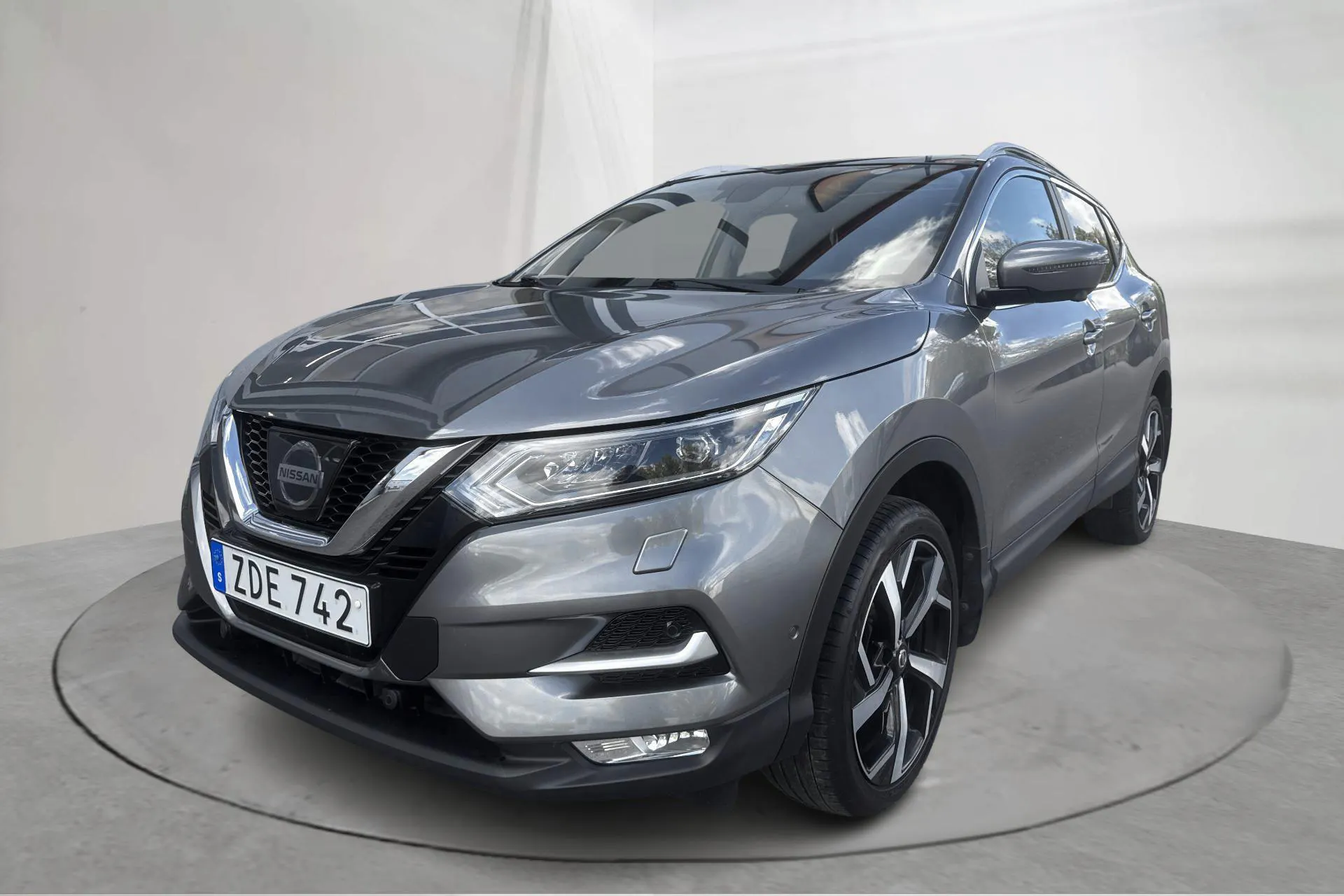 Presentationsfoto 1 av 16: Nissan Qashqai 1.5 dCi (110hk) - 8 331 mil - Manuell - grå - 2018