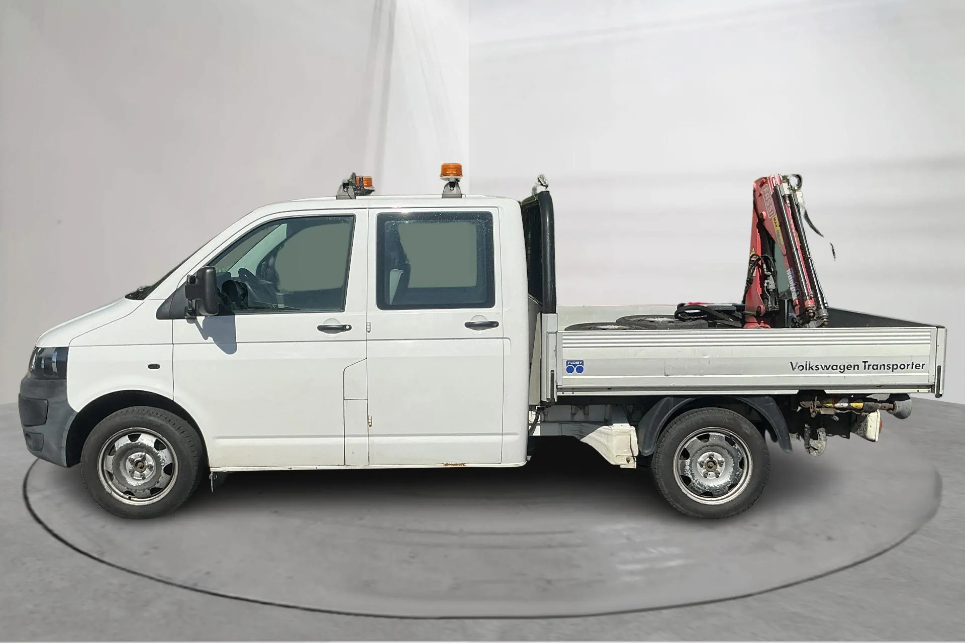 Presentation photo 2 of 14: VW Transporter T5 2.0 BiTDI Pickup 4MOTION (180hk) - 208 760 km - Manual - white - 2015