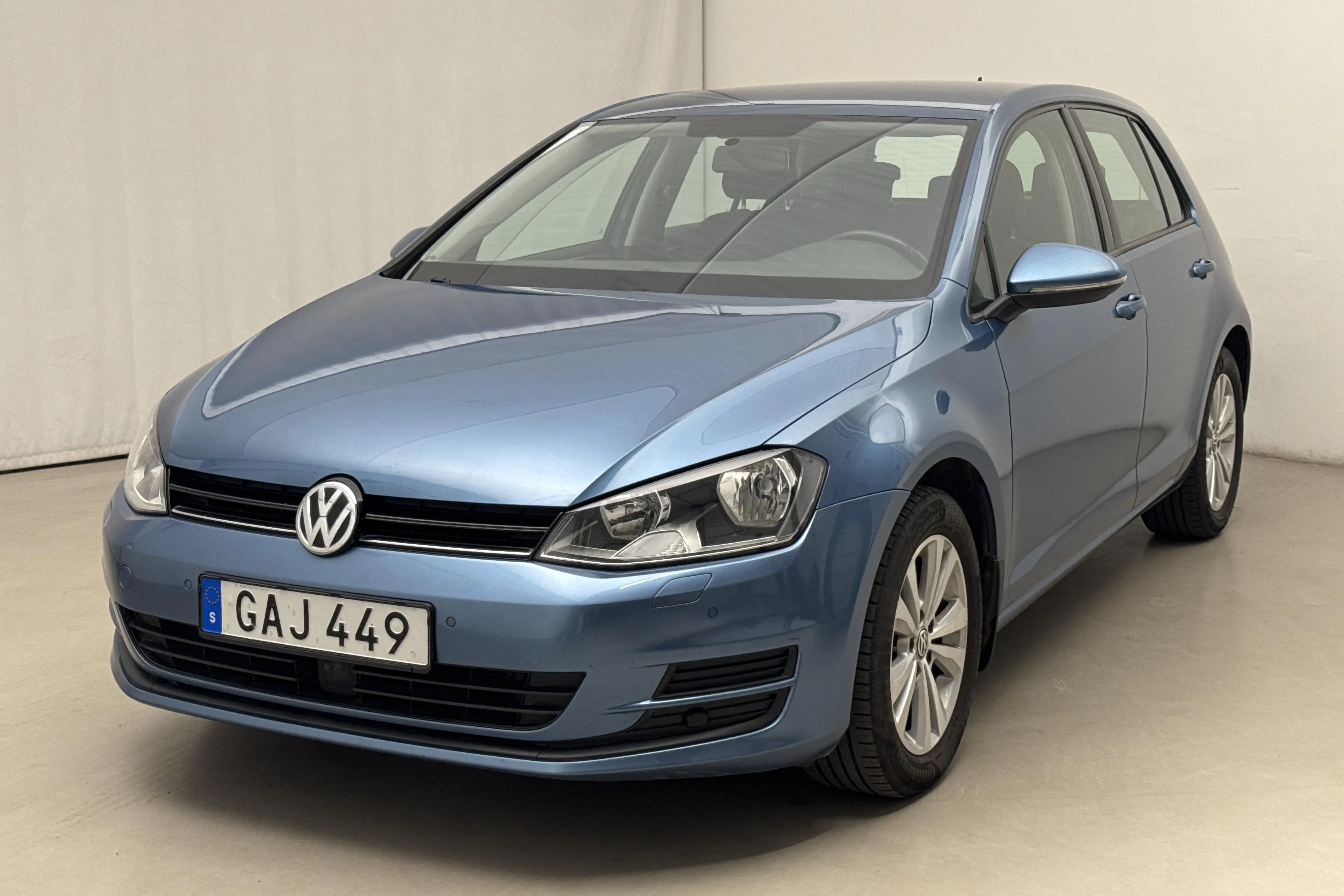 Presentation photo 1 of 15: VW Golf VII 1.4 TSI Multifuel 5dr (125hk) - 134 880 km - Manual - blue - 2017