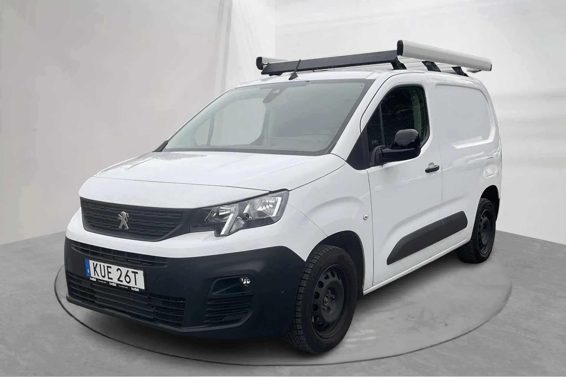 Presentationsfoto 1 av 13: Peugeot Partner 1.5 HDI Skåp (130hk) - 7 619 mil - Automat - vit - 2022