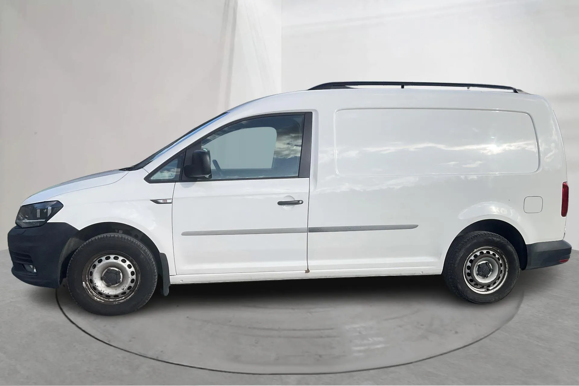 Presentation photo 2 of 15: VW Caddy 1.4 TGI Maxi Skåp (110hk) - 97 320 km - Automatic - white - 2017