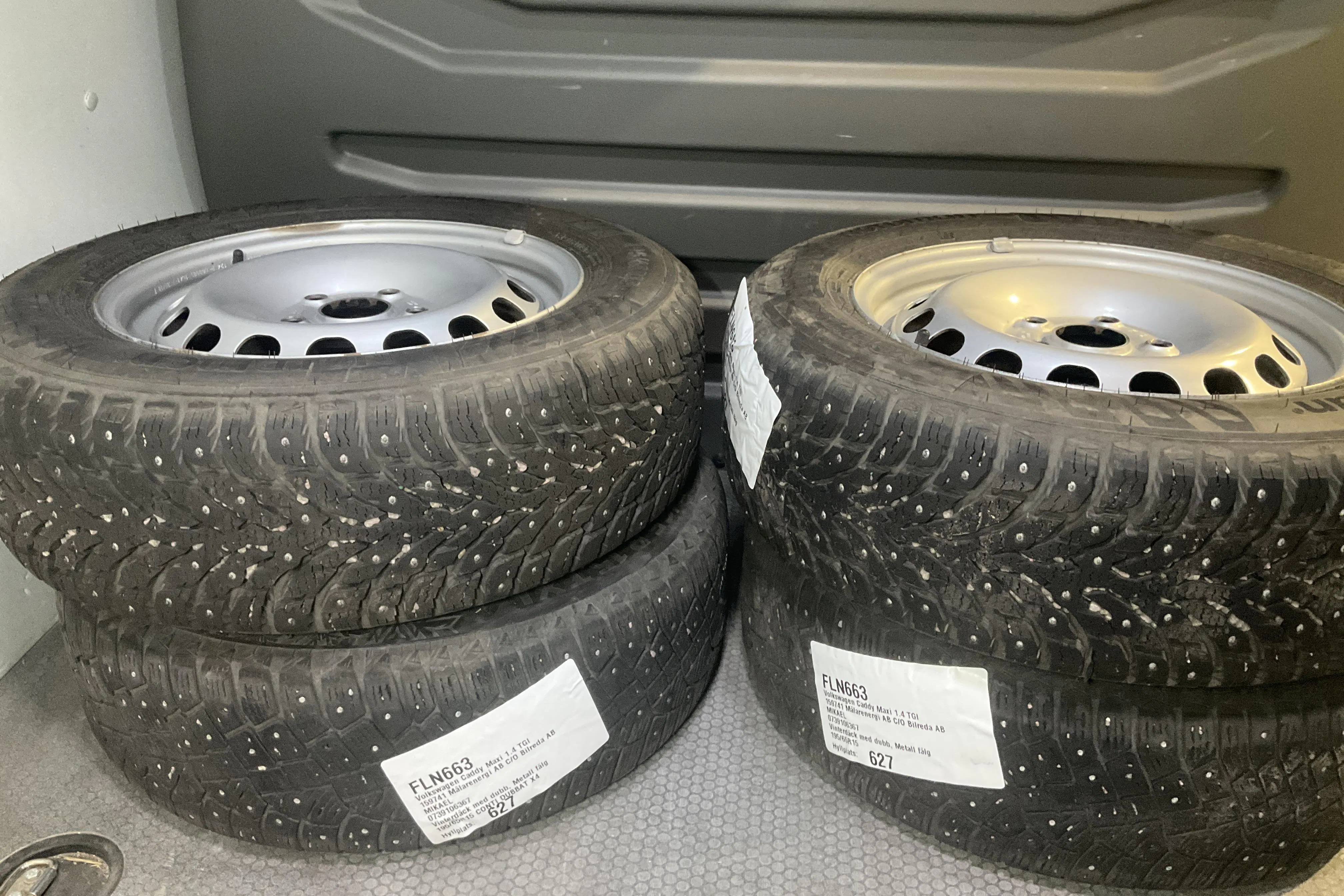Presentationsfoto 14 av 14: VW Caddy 1.4 TGI Maxi Skåp (110hk) - 4 054 mil - Automat - vit - 2019