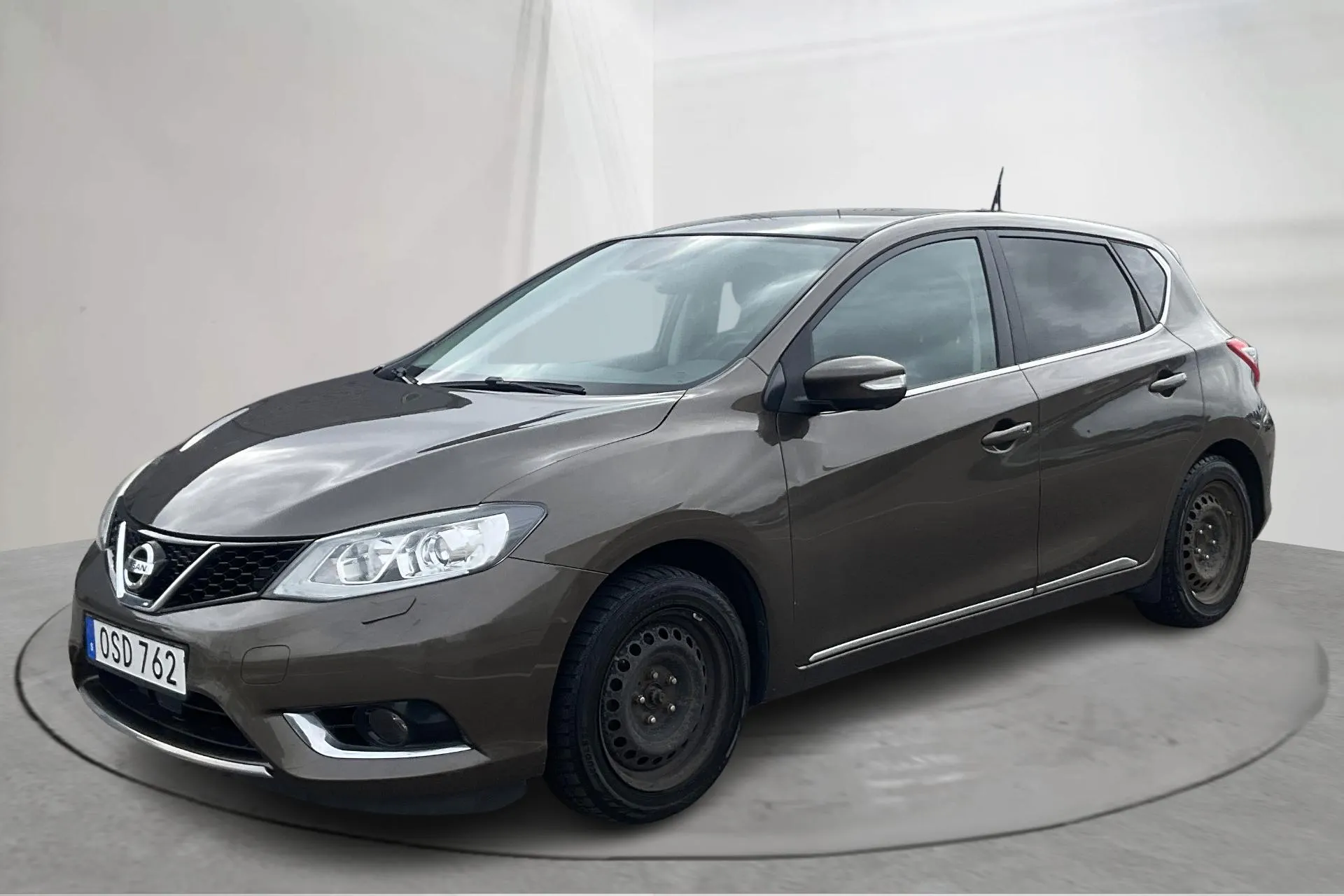 Presentation photo 1 of 14: Nissan Pulsar 1.2 DIG-T (115hk) - 57 800 km - Automatic - brown - 2015