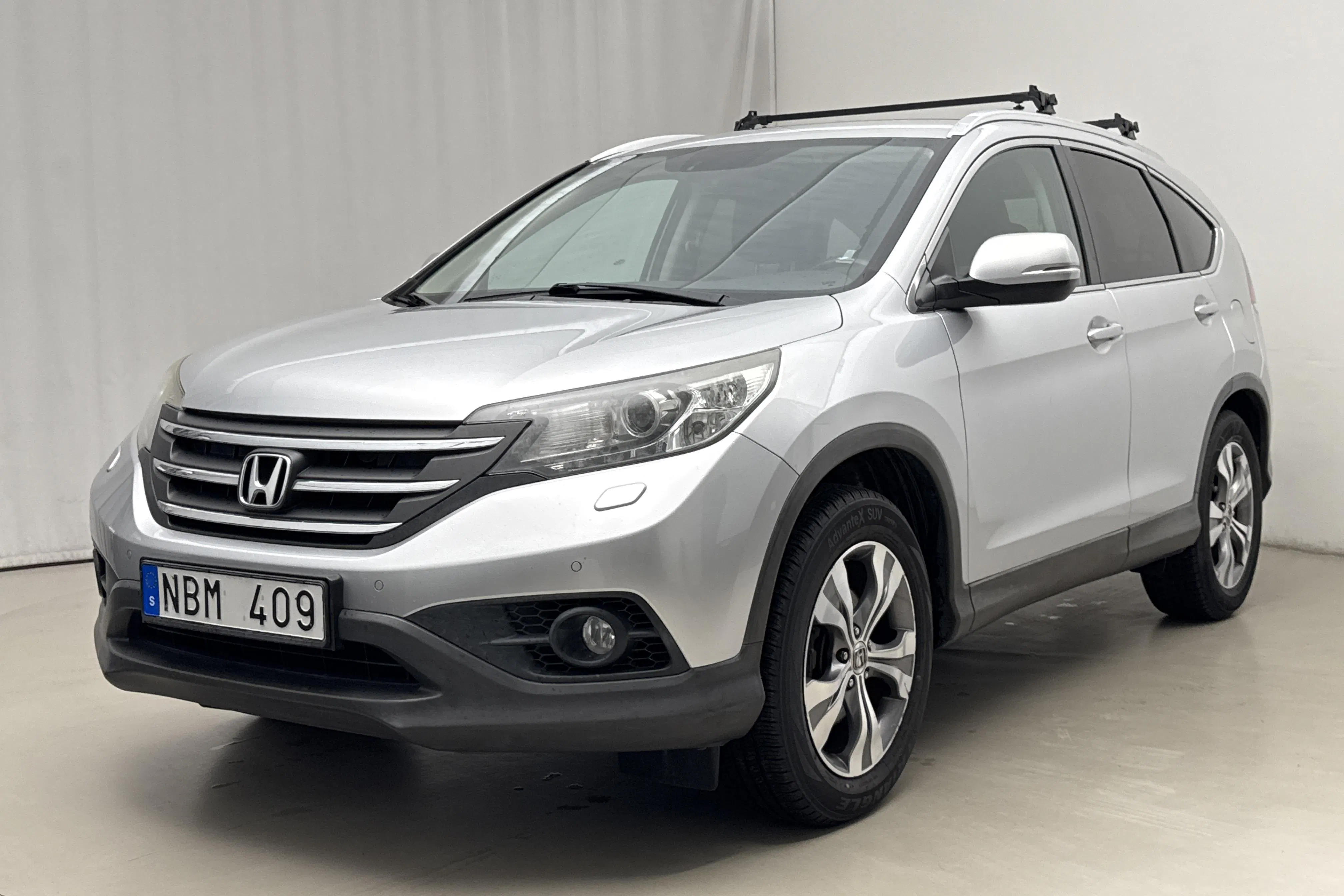 Presentation photo 1 of 16: Honda CR-V 2.2 i-DTEC 4WD (150hk) - 176 650 km - Manual - silver - 2013