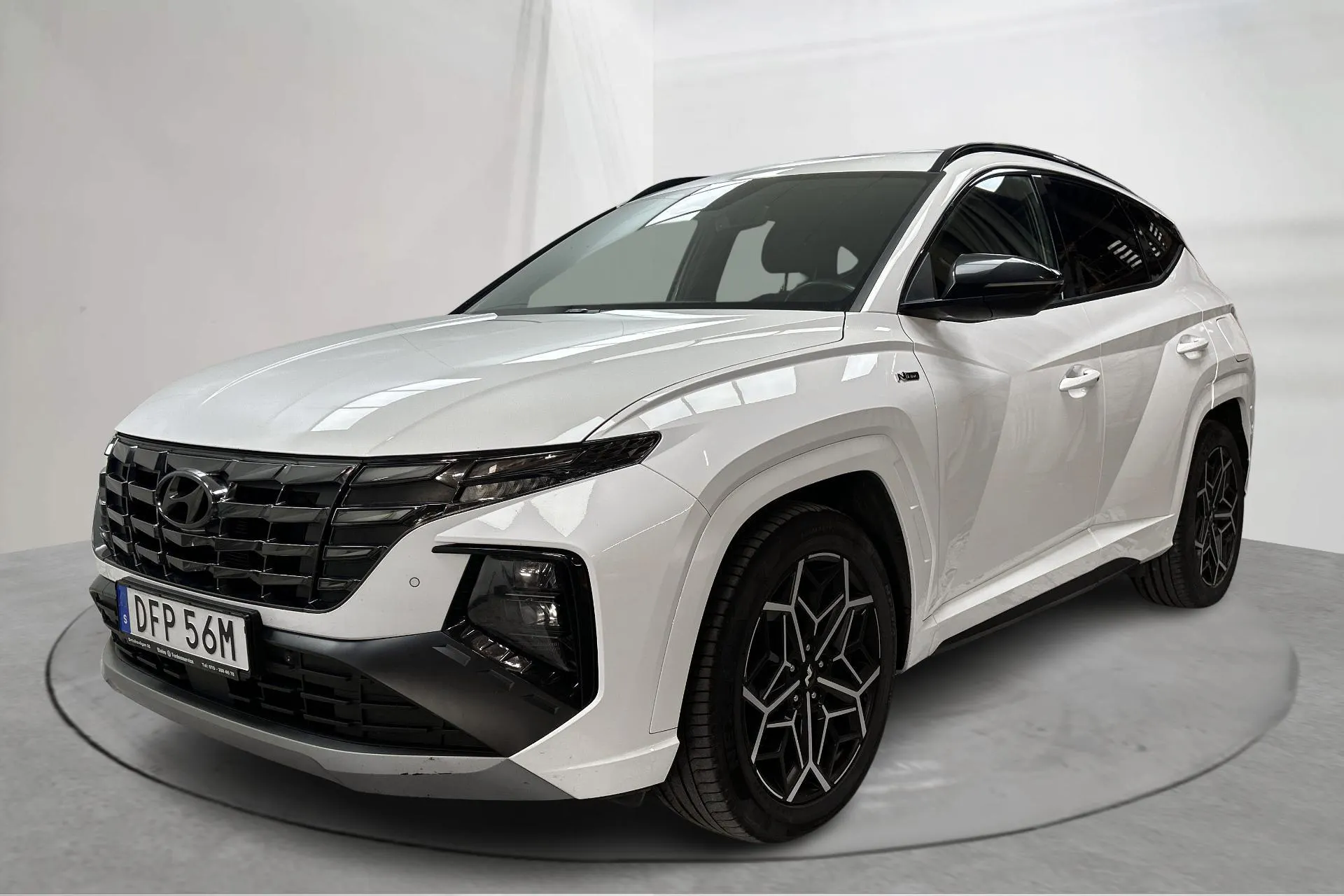 Presentation photo 1 of 17: Hyundai Tucson 1.6 T-GDi 4WD (180hk) - 178 630 km - Automatic - white - 2021