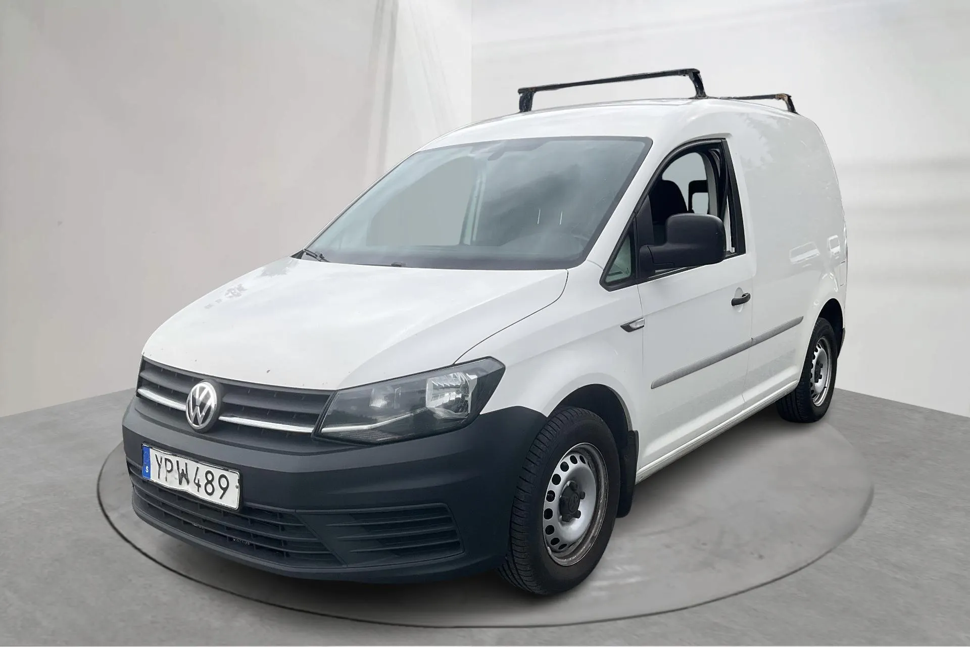Presentation photo 1 of 13: VW Caddy 2.0 TDI Skåp (75hk) - 193 780 km - Manual - white - 2018