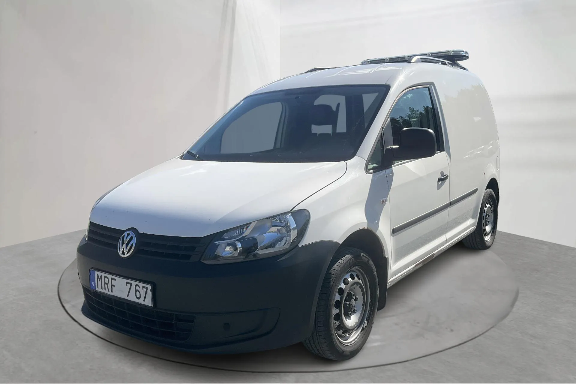 Presentation photo 1 of 13: VW Caddy 2.0 TDI Skåp (140hk) - 125 560 km - Automatic - white - 2011