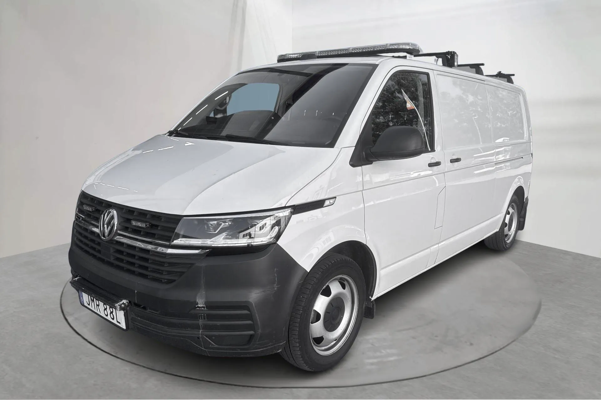 Presentation photo 1 of 20: VW Transporter T6 2.0 TDI BMT Skåp 4MOTION (150hk) - 55 300 km - Automatic - white - 2020