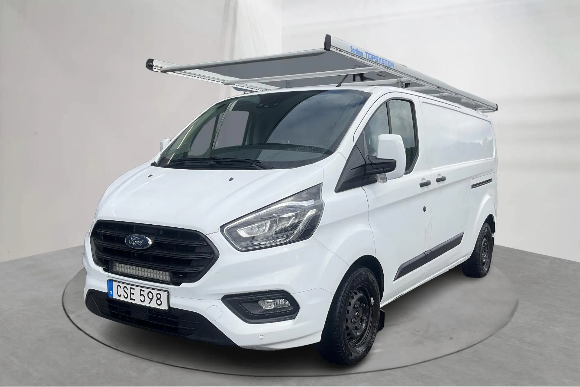 Presentation photo 1 of 17: Ford Transit Custom 300 (130hk) - 162 770 km - Manual - white - 2018