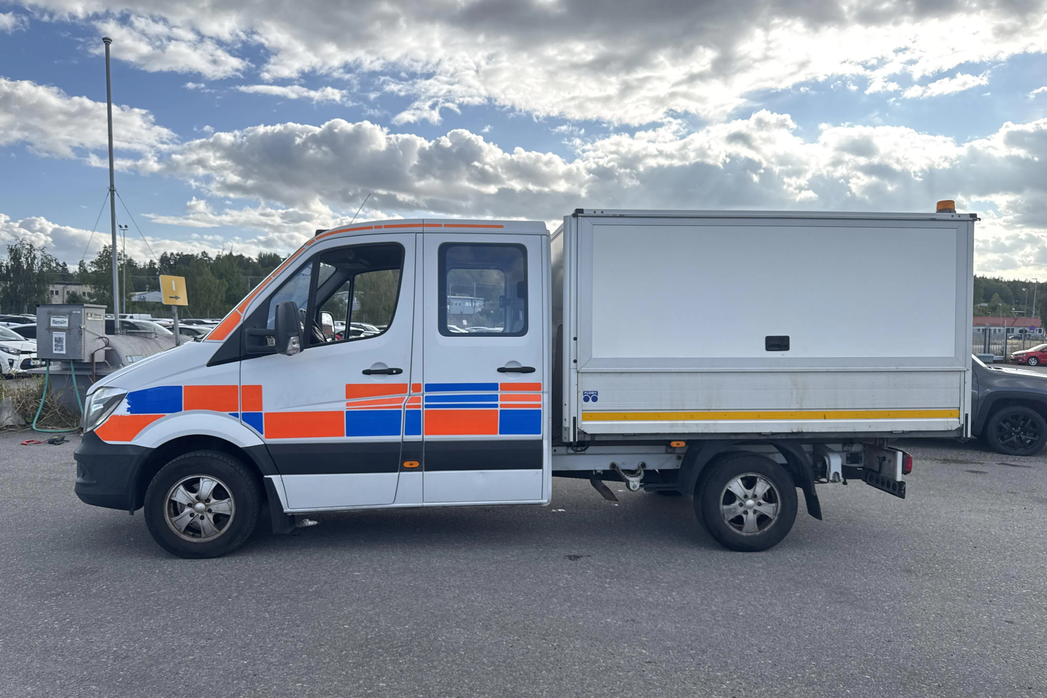 Presentationsfoto 2 av 14: Mercedes Sprinter 316 CDI Pickup/Chassi (163hk) - 10 716 mil - Automat - vit - 2017