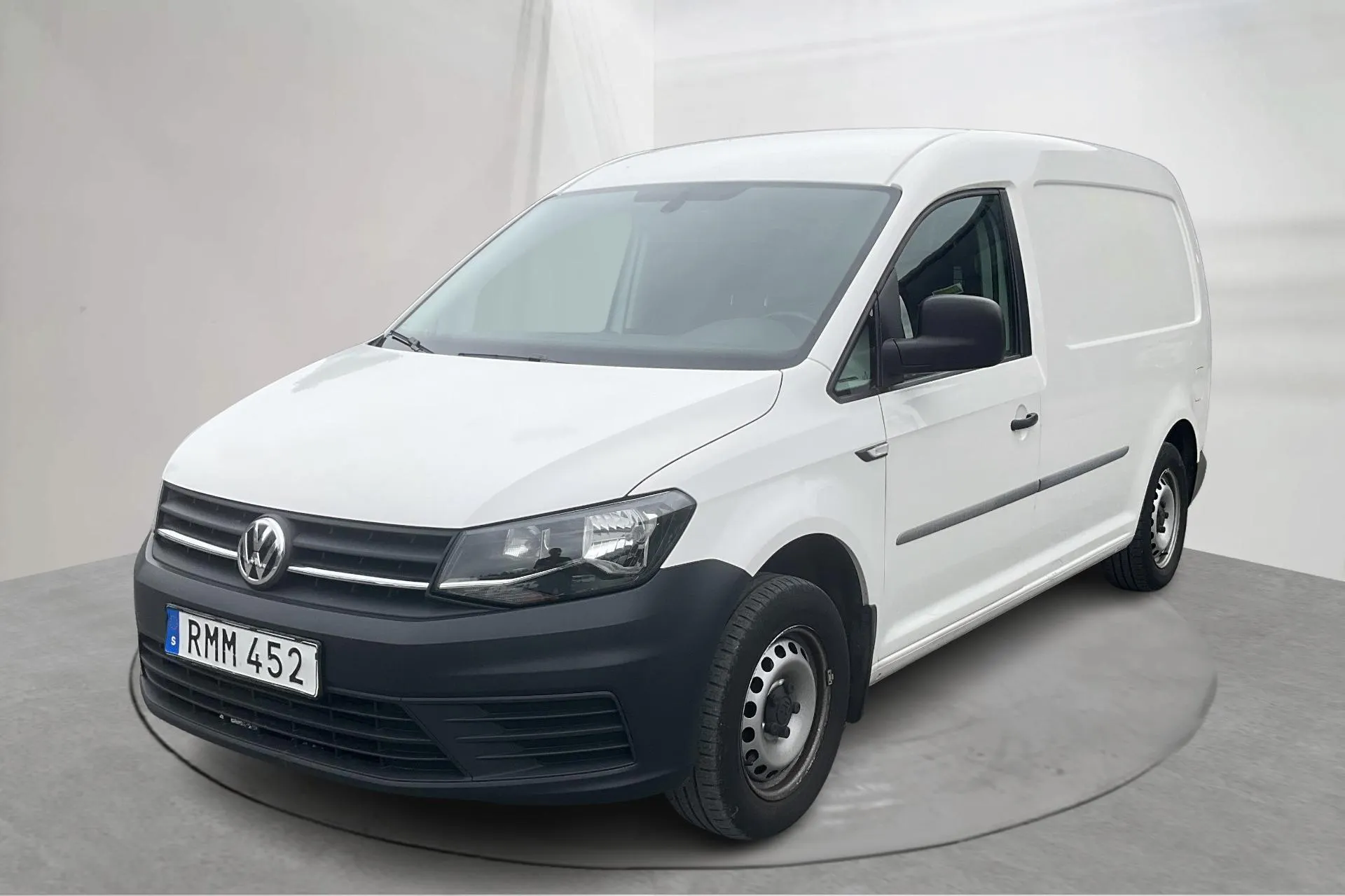 Presentation photo 1 of 15: VW Caddy 2.0 TDI Maxi Skåp (102hk) - 107 090 km - Automatic - white - 2017