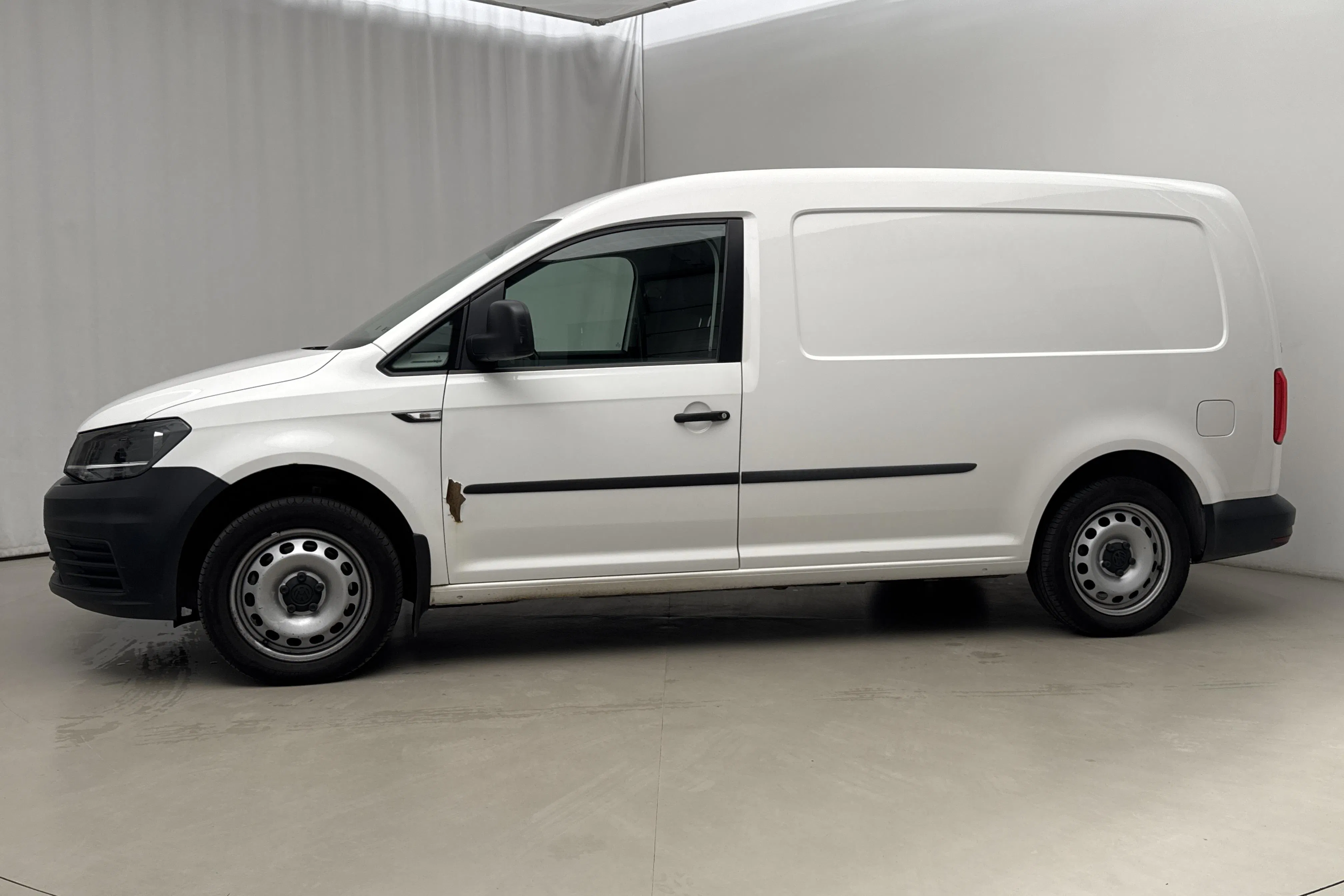 Presentation photo 2 of 17: VW Caddy 1.4 TSI Maxi Skåp (125hk) - 84 000 km - Automatic - white - 2018