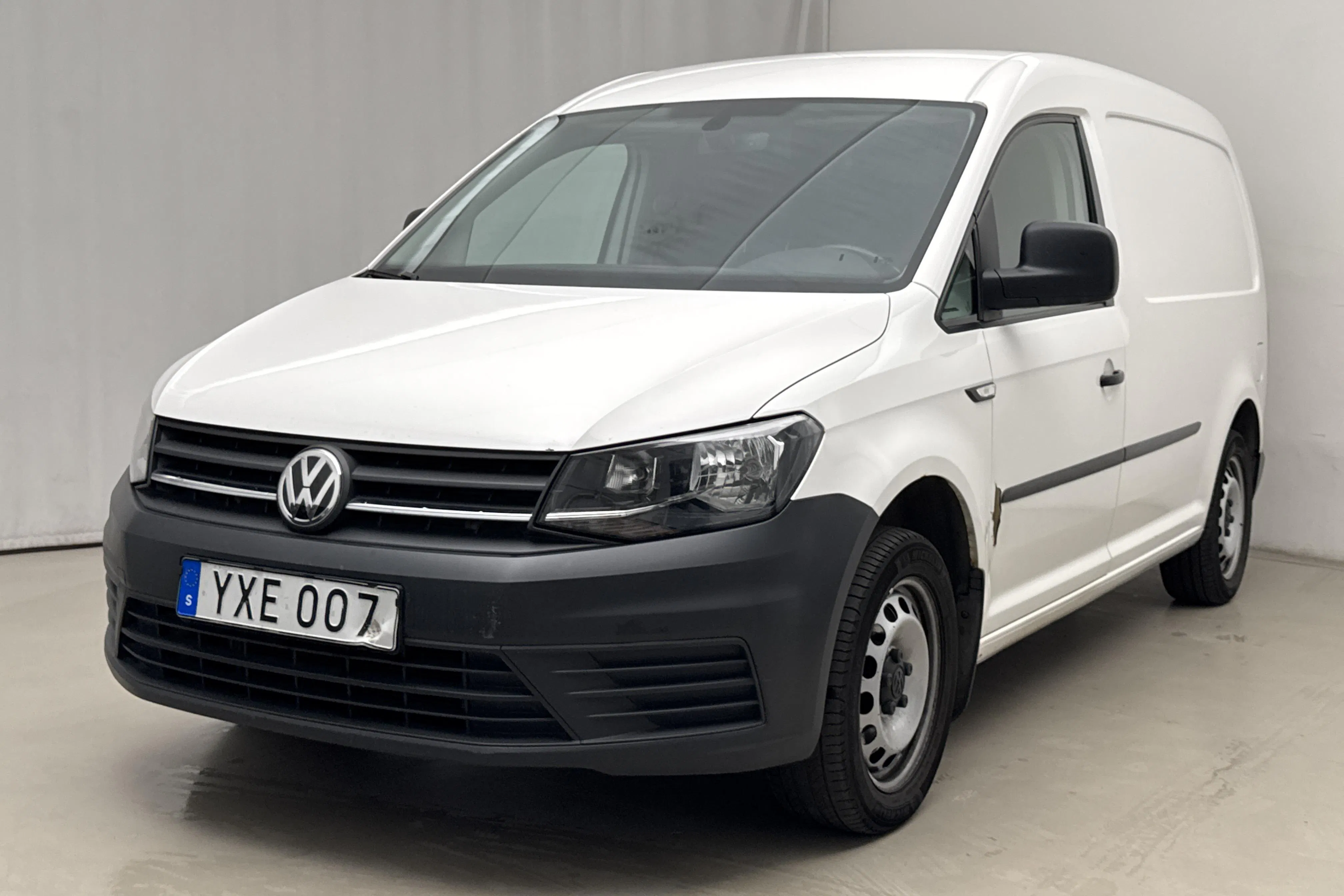 Presentation photo 1 of 17: VW Caddy 1.4 TSI Maxi Skåp (125hk) - 84 000 km - Automatic - white - 2018