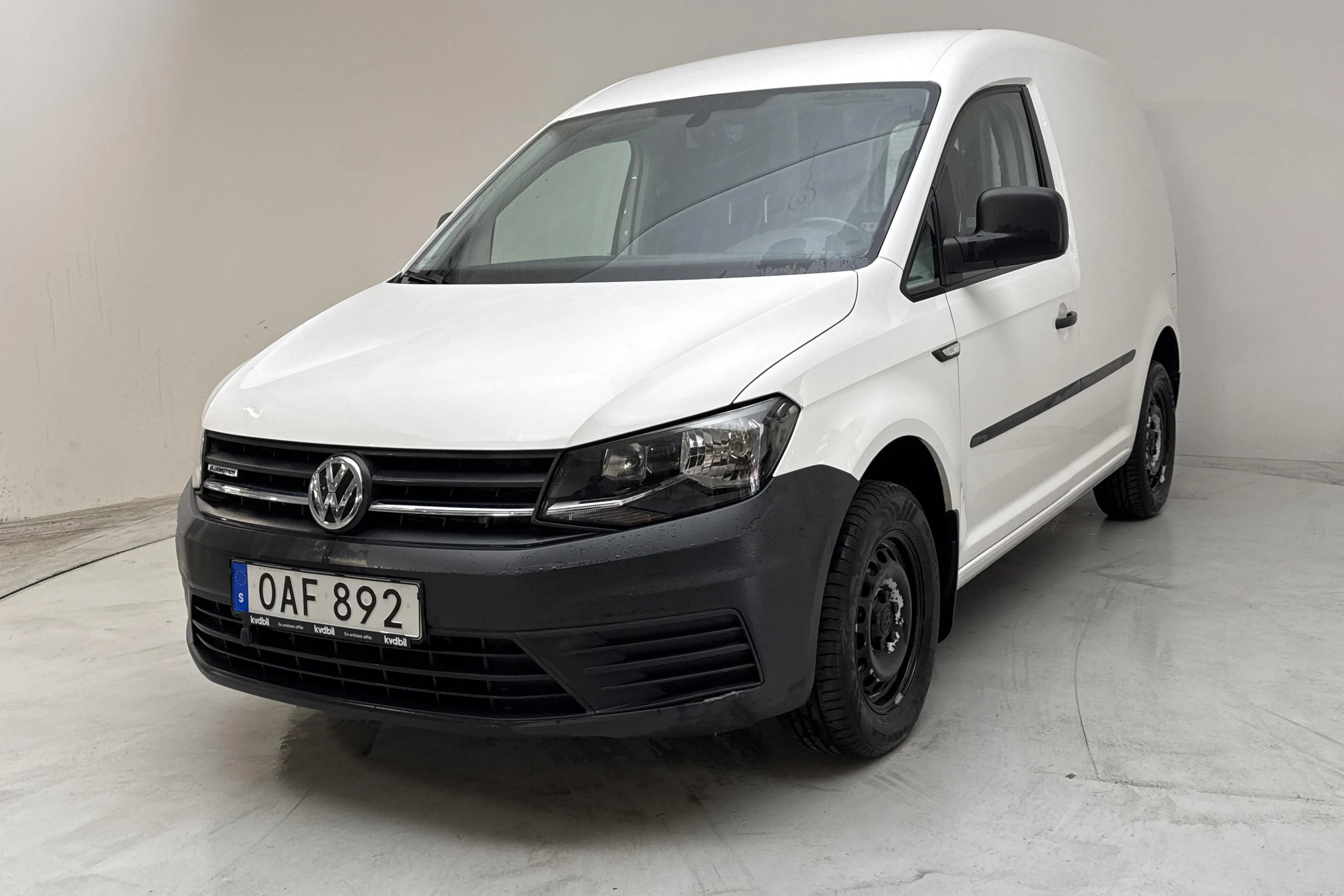 Presentation photo 1 of 11: VW Caddy 1.4 TGI Skåp (110hk) - 103 910 km - Manual - white - 2016