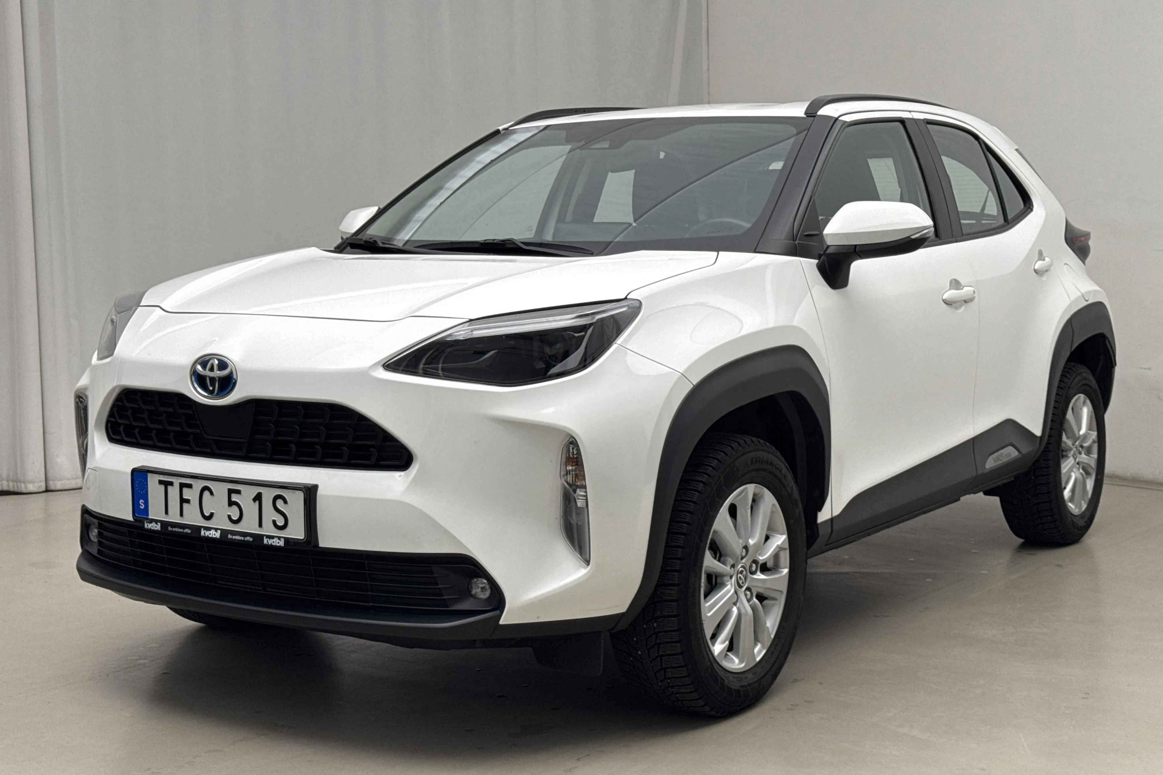 Presentation photo 1 of 15: Toyota Yaris Cross 1.5 Hybrid (116hk) - 21 820 km - Automatic - white - 2022