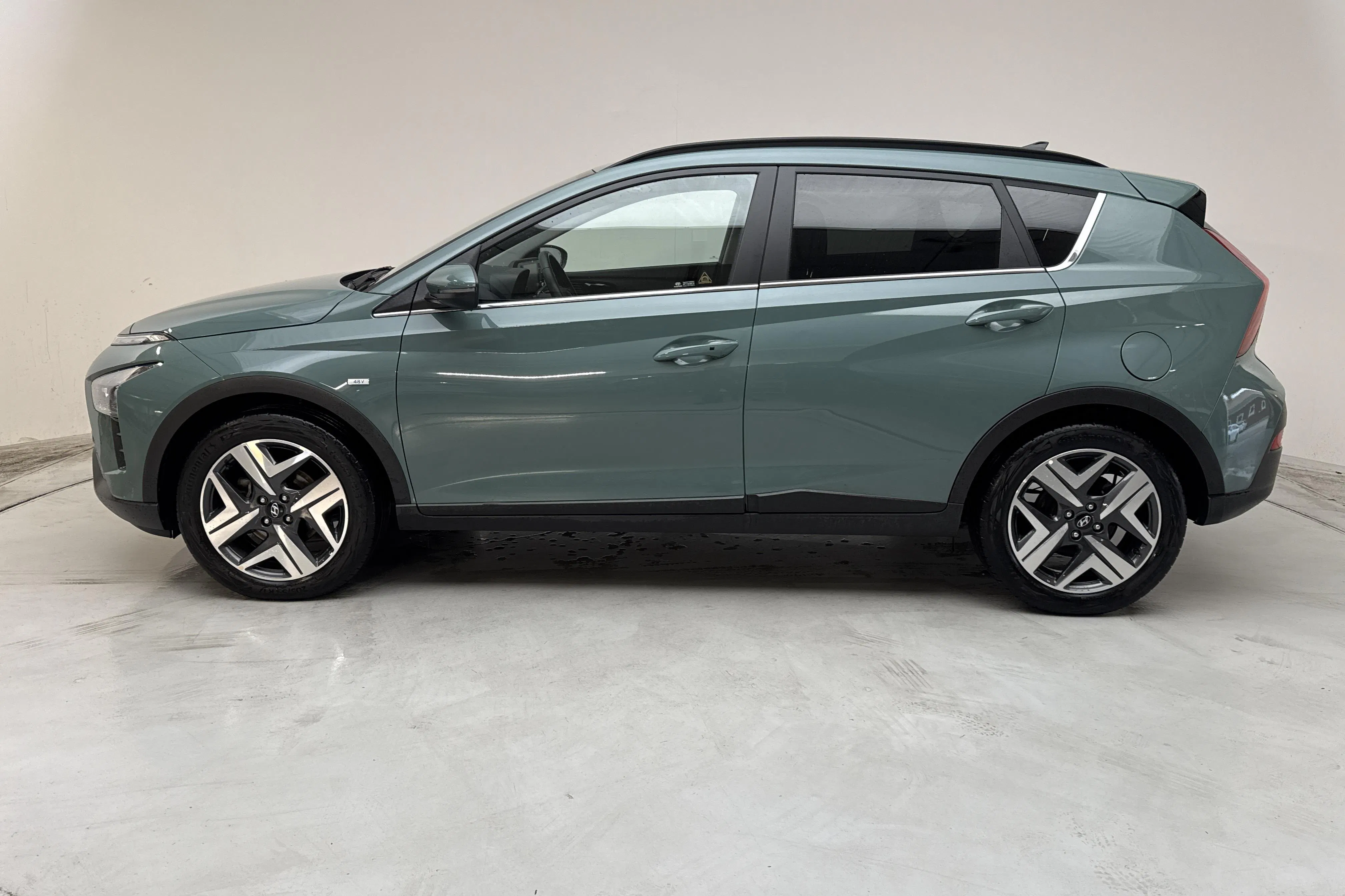 Presentation photo 2 of 13: Hyundai Bayon 1.0 T-GDi (100hk) - 58 790 km - Automatic - green - 2022