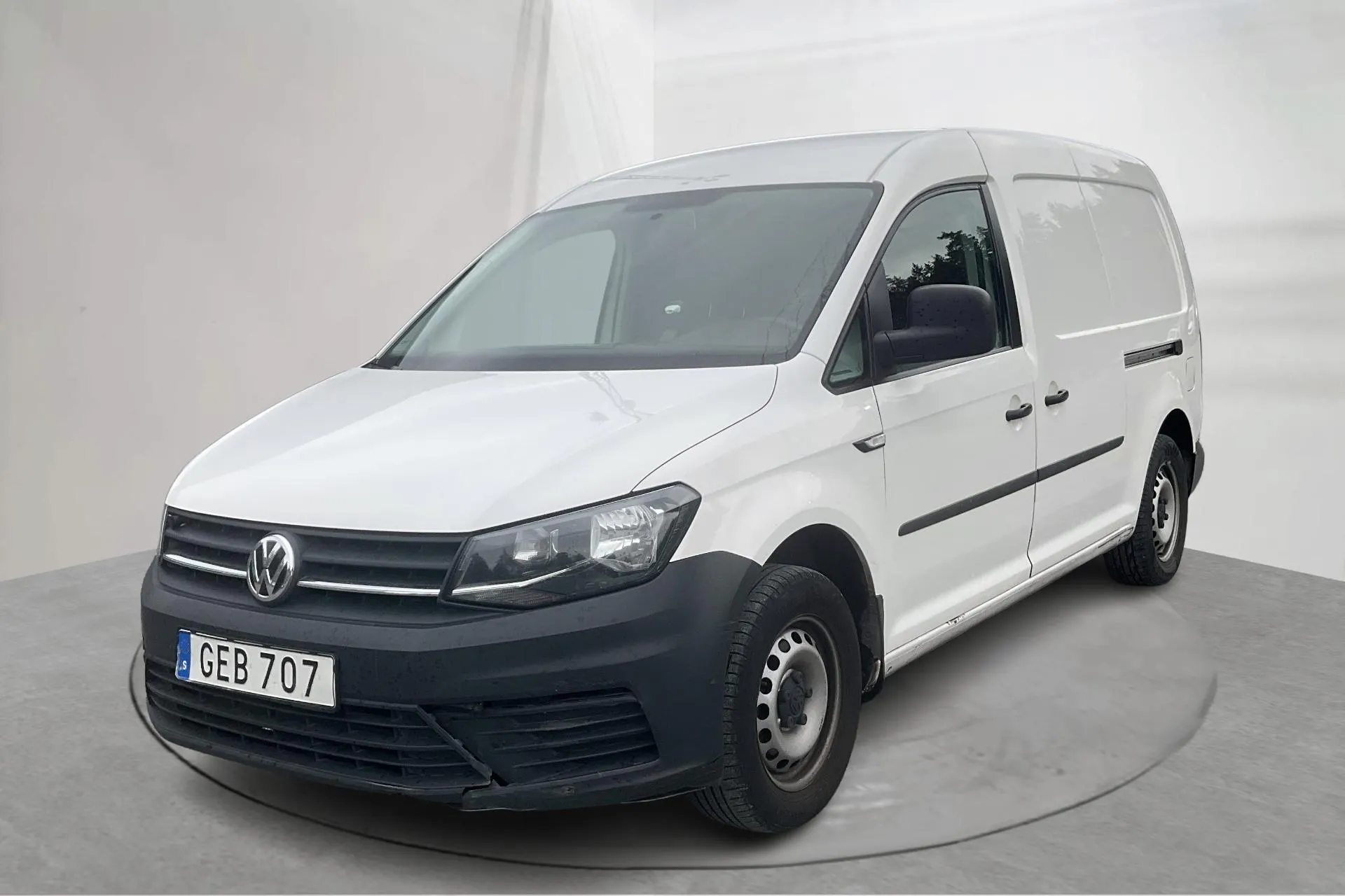 Presentation photo 1 of 14: VW Caddy 2.0 TDI Maxi Skåp (102hk) - 194 430 km - Automatic - white - 2018