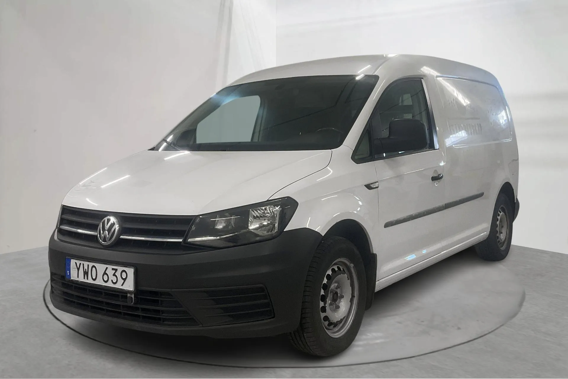 Presentation photo 1 of 20: VW Caddy 2.0 TDI Maxi Skåp (102hk) - 92 500 km - Manual - white - 2018