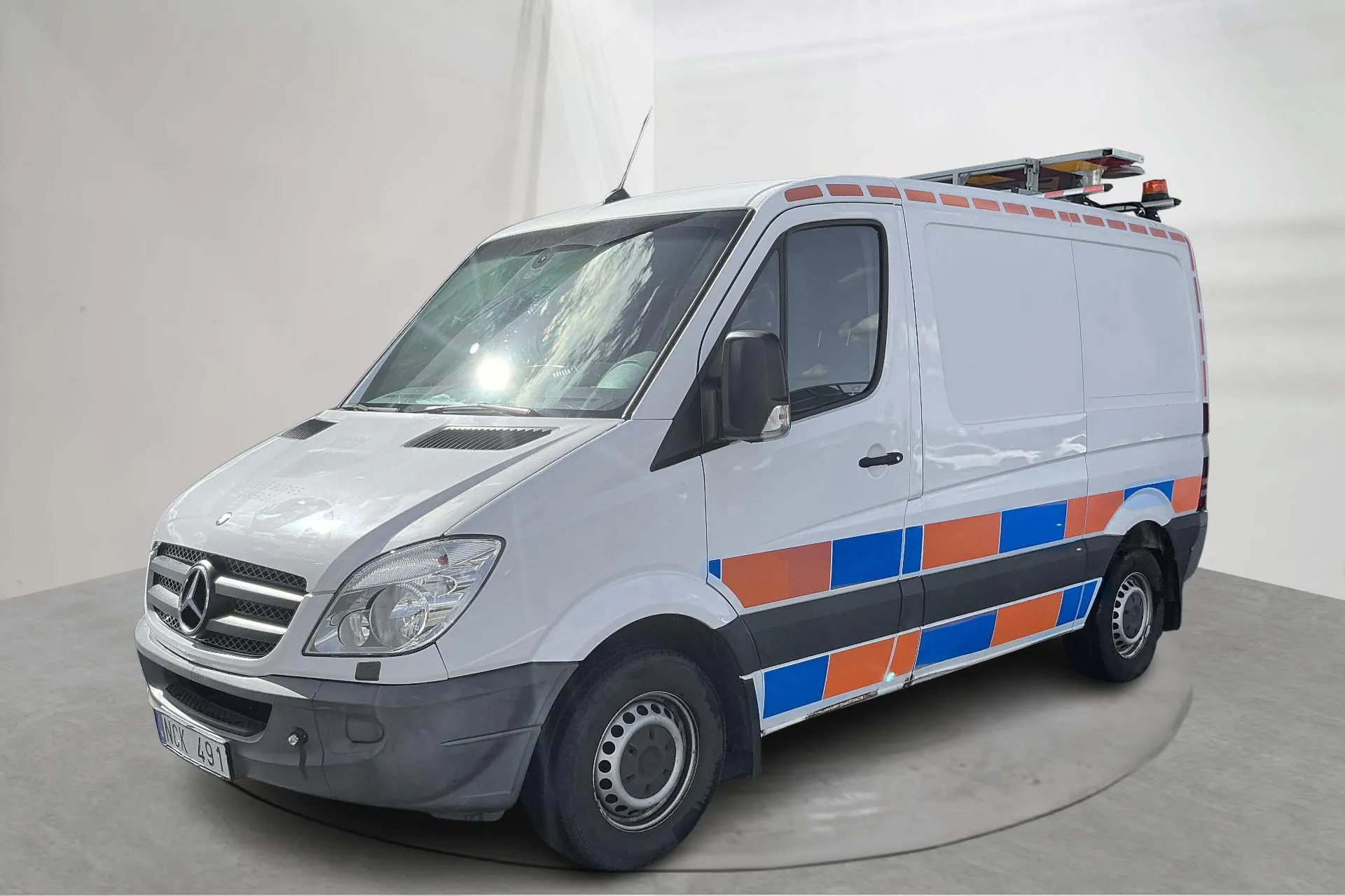 Presentationsfoto 1 av 17: Mercedes Sprinter 316 CDI (163hk) - 12 040 mil - Automat - vit - 2013