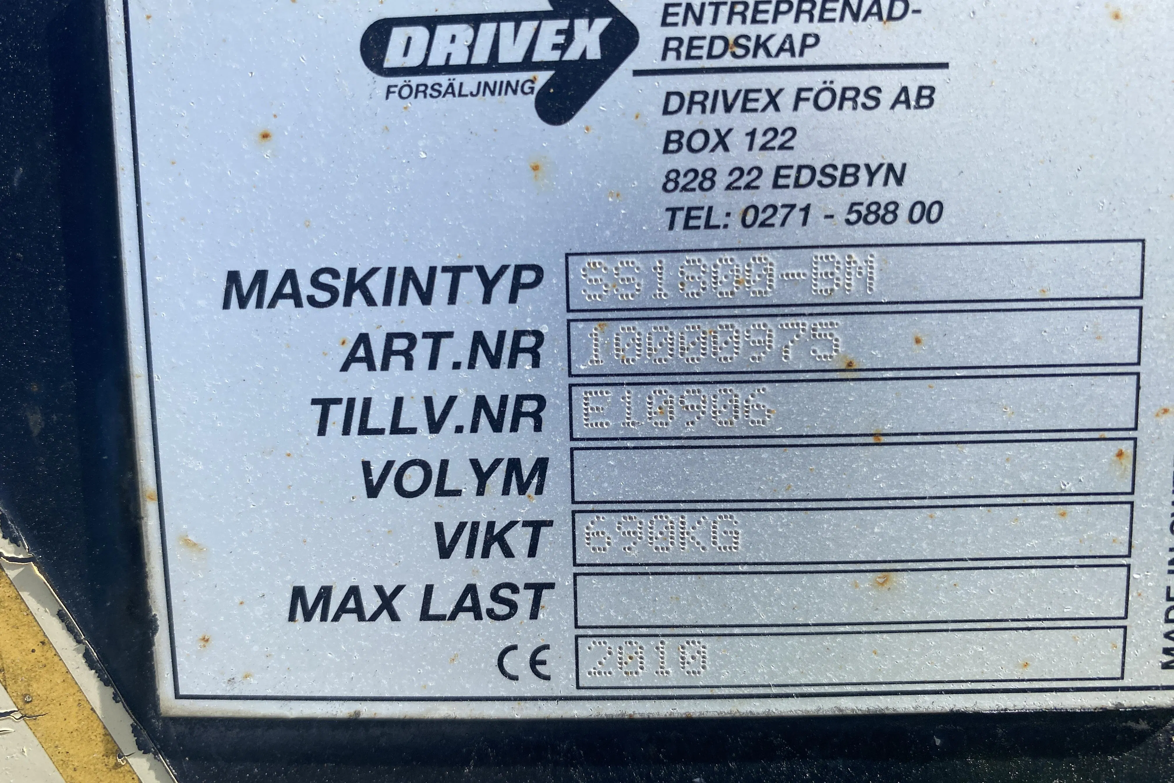 Presentation photo 10 of 10: Drivex SS-1800BM Sandspridarskopa - 0 km - 2010