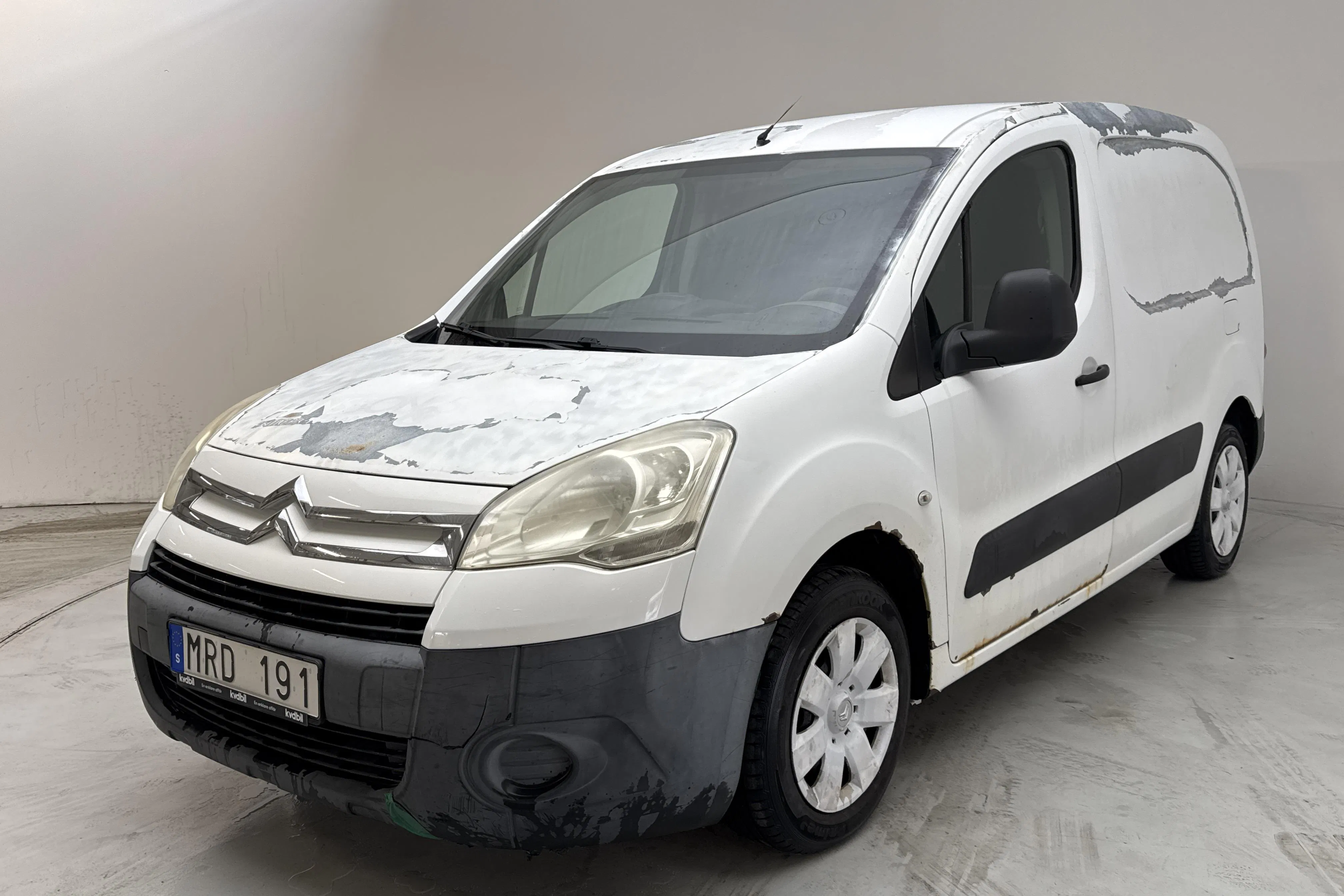 Presentation photo 1 of 10: Citroën Berlingo III 1.6 HDi Skåp (90hk) - 217 070 km - Manual - white - 2011
