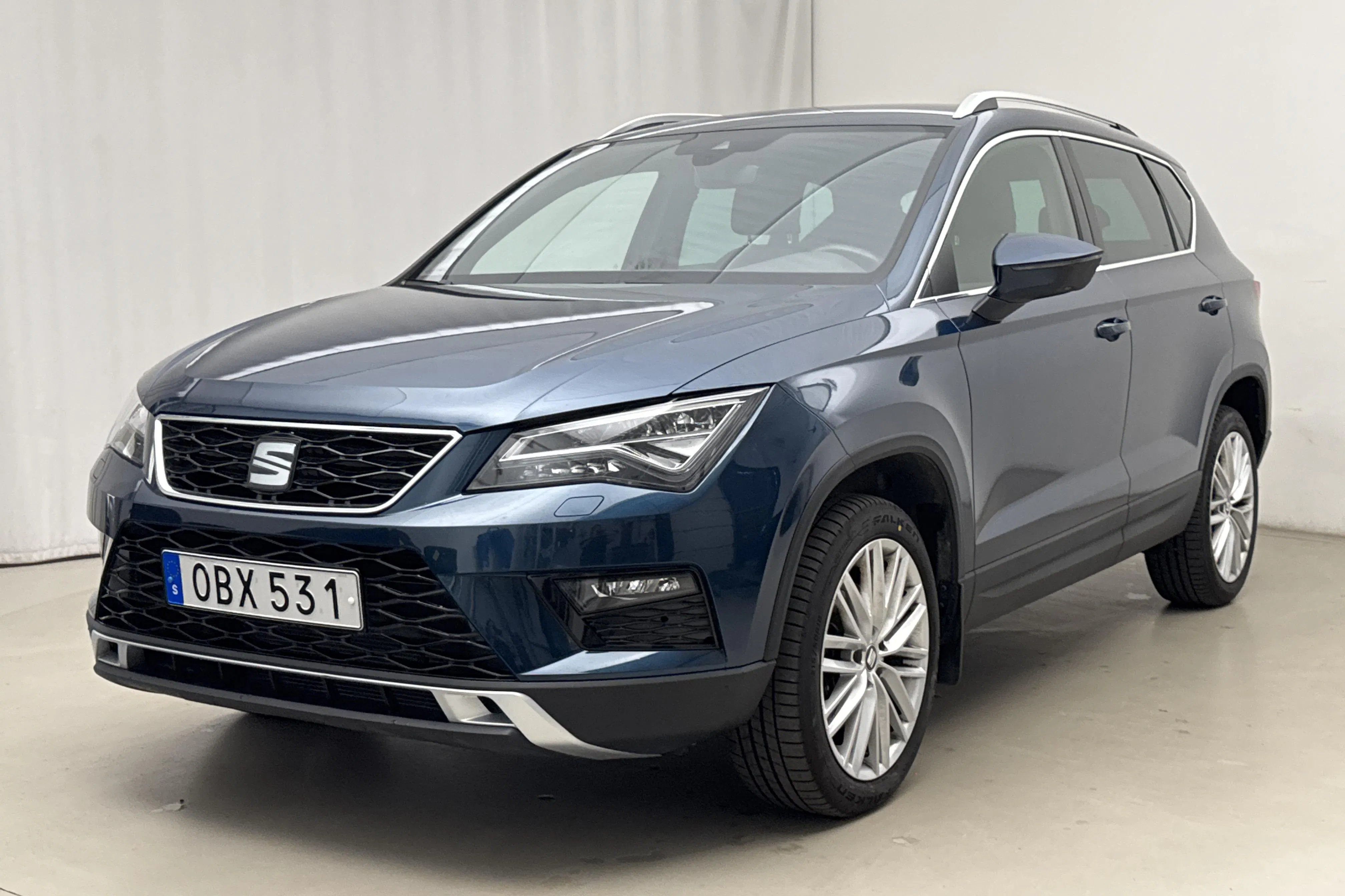 Presentation photo 1 of 23: Seat Ateca 1.4 TSI ACT (150hk) - 63 180 km - Automatic - dark blue - 2018