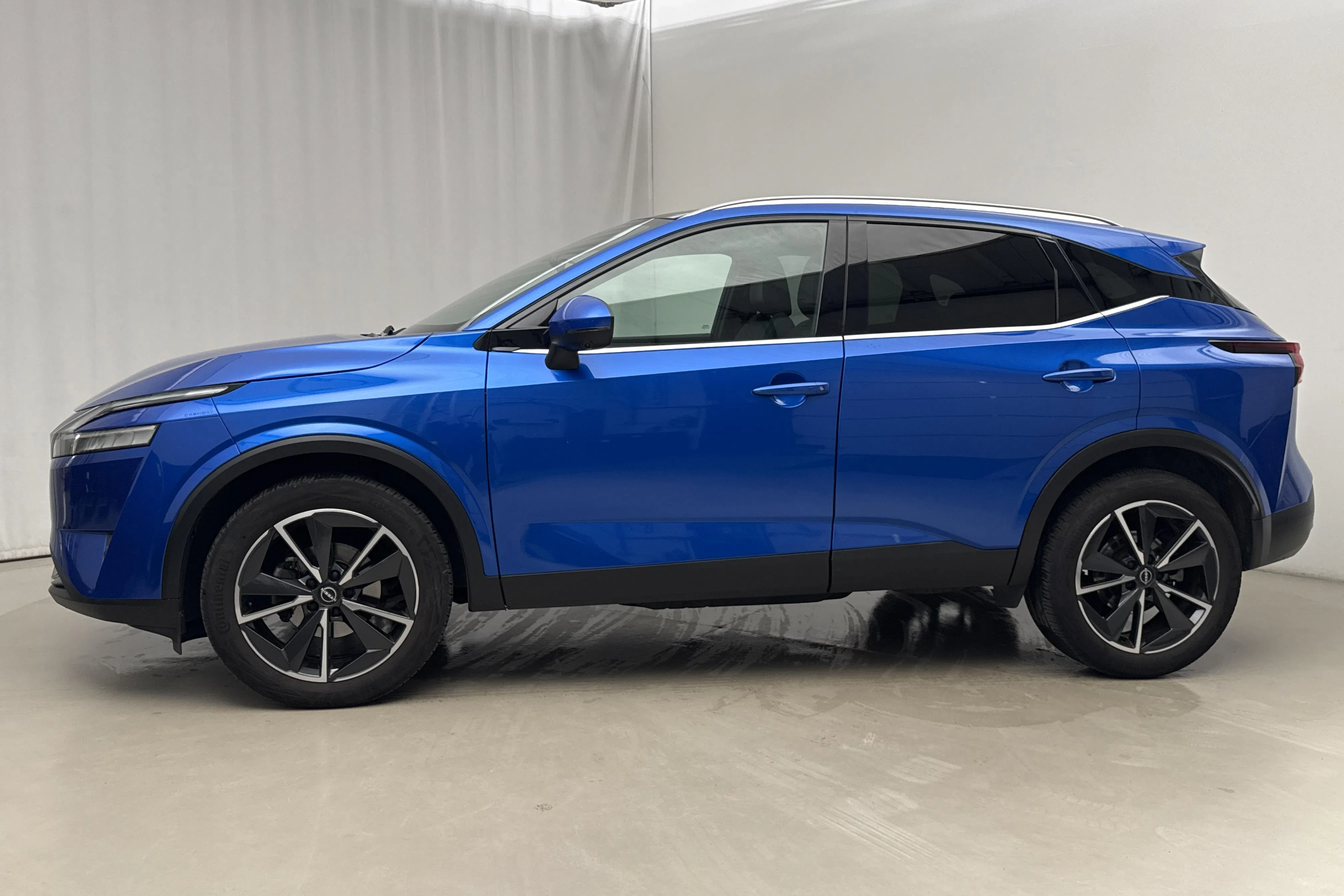 Presentation photo 2 of 21: Nissan Qashqai 1.3 MHEV (158hk) - 54 670 km - Automatic - blue - 2023