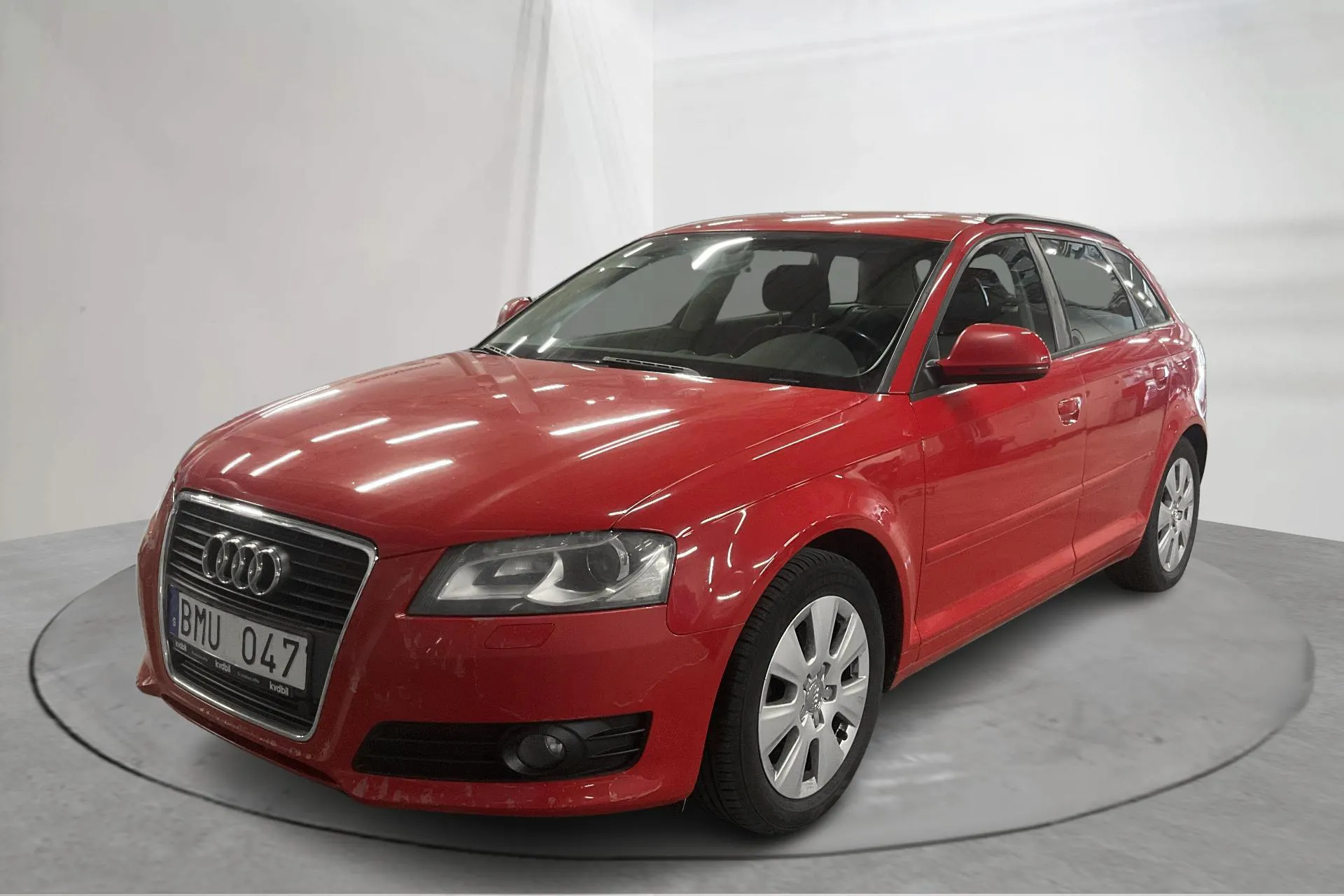 Presentation photo 1 of 14: Audi A3 1.9 TDI Sportback (105hk) - 154 450 km - Manual - red - 2009