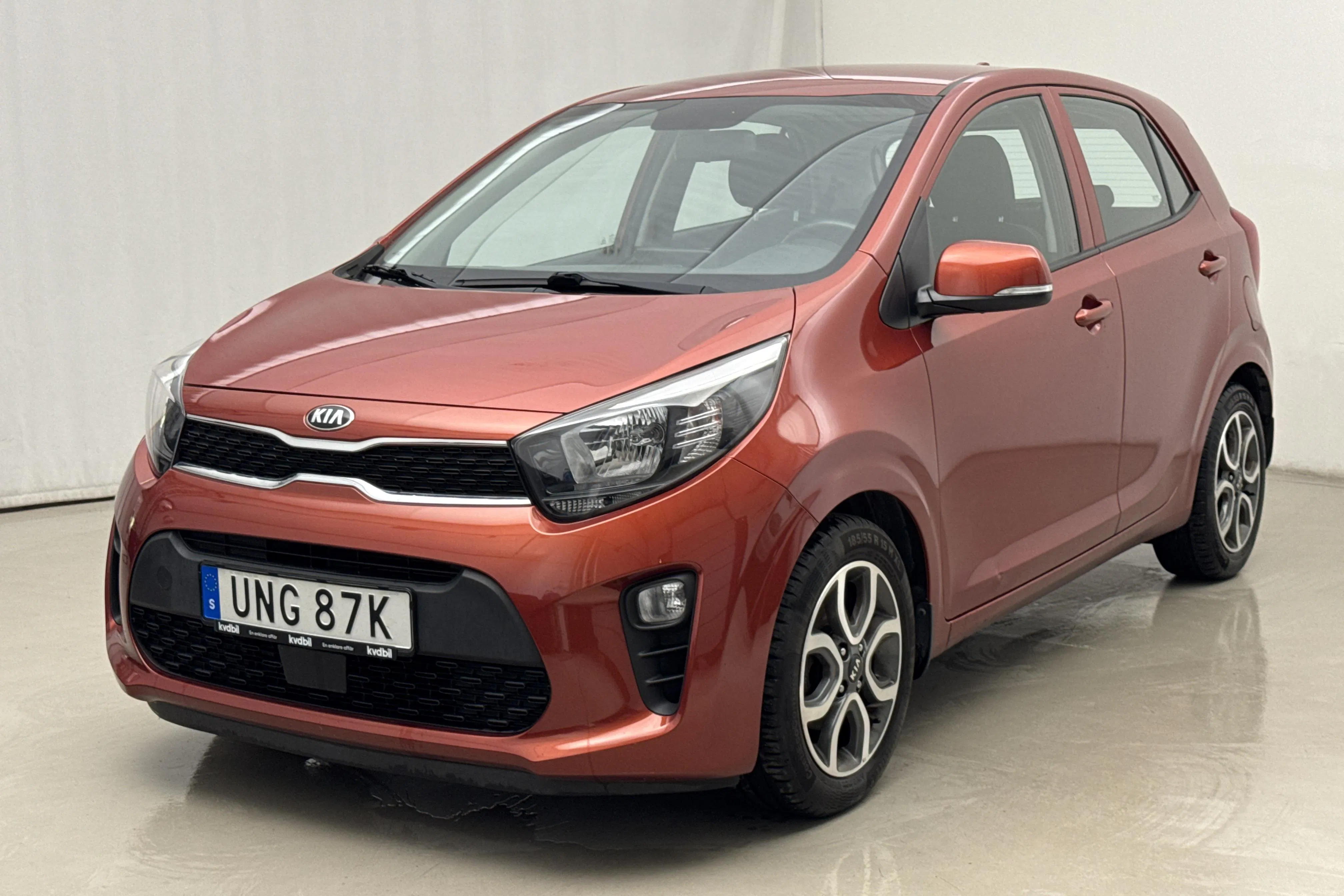 Presentation photo 1 of 18: KIA Picanto 1.0 5dr (67hk) - 36 560 km - Manual - orange - 2020
