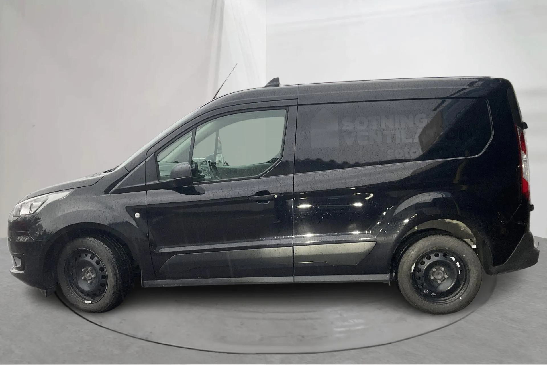 Presentation photo 2 of 16: Ford Transit Connect 1.5 EcoBlue (100hk) - 75 170 km - Manual - black - 2021