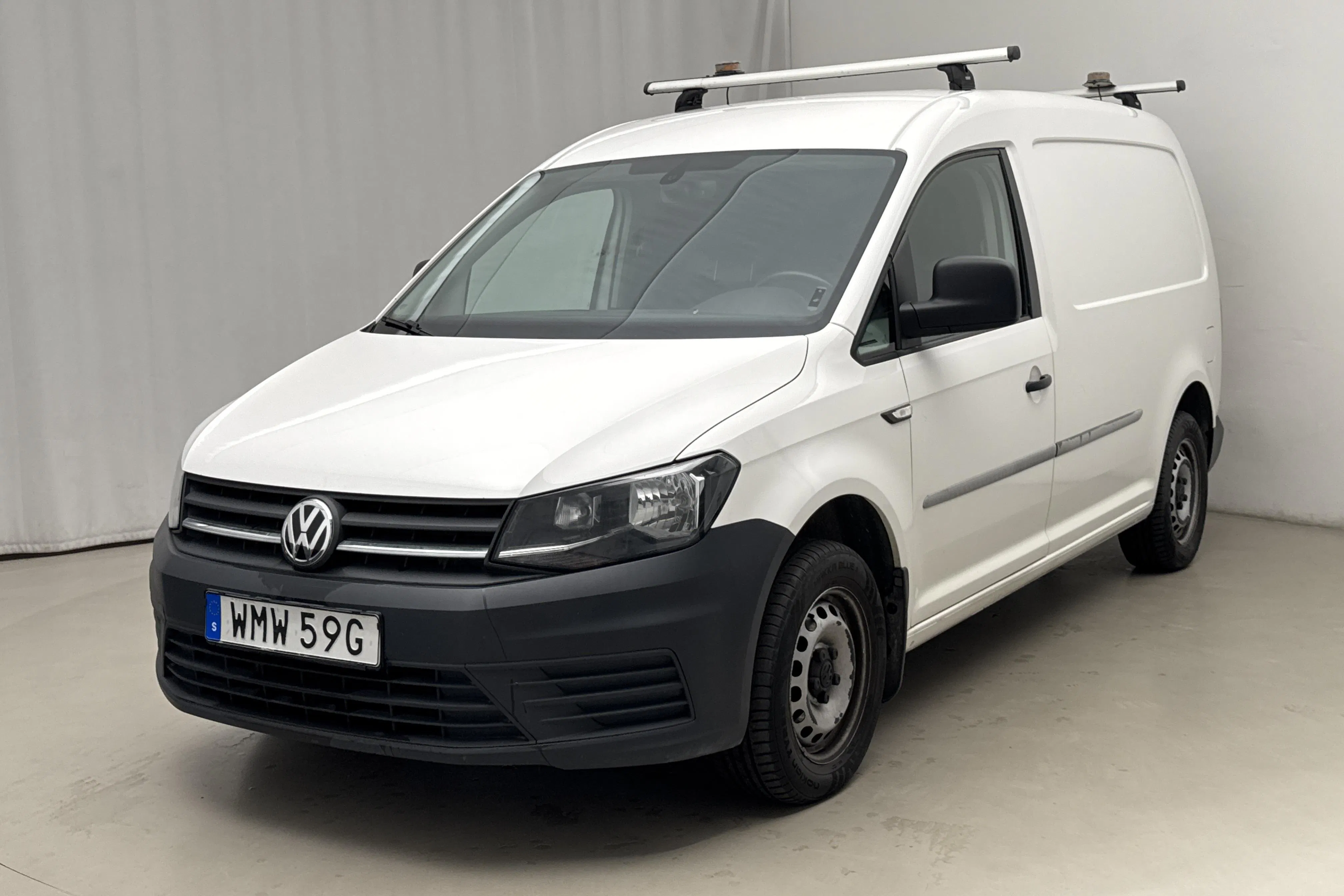 Presentation photo 1 of 14: VW Caddy 2.0 TDI Maxi Skåp (102hk) - 135 690 km - Automatic - white - 2019