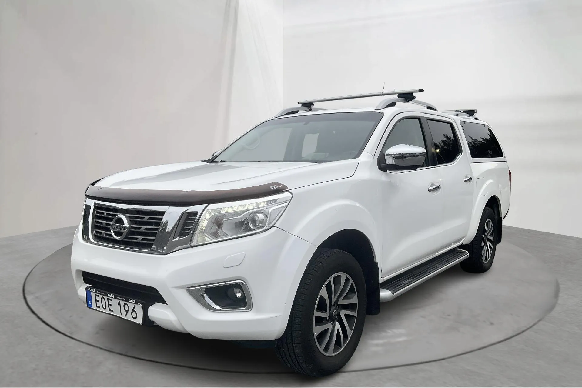 Presentationsfoto 1 av 17: Nissan Navara 2.3 dCi 4x4 (190hk) - 20 390 mil - Automat - vit - 2017