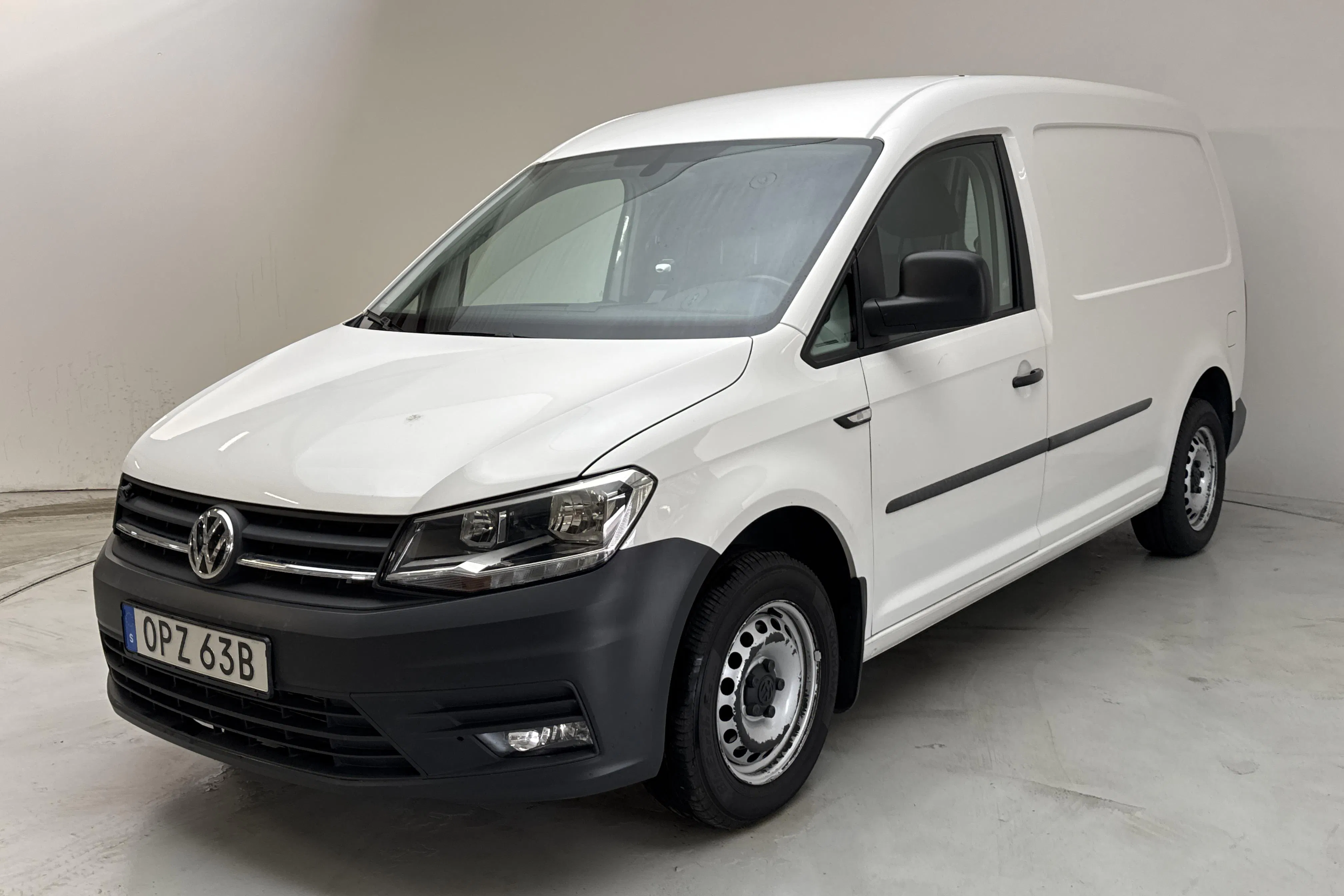 Presentation photo 1 of 11: VW Caddy 2.0 TDI Maxi Skåp (102hk) - 95 070 km - Manual - white - 2020