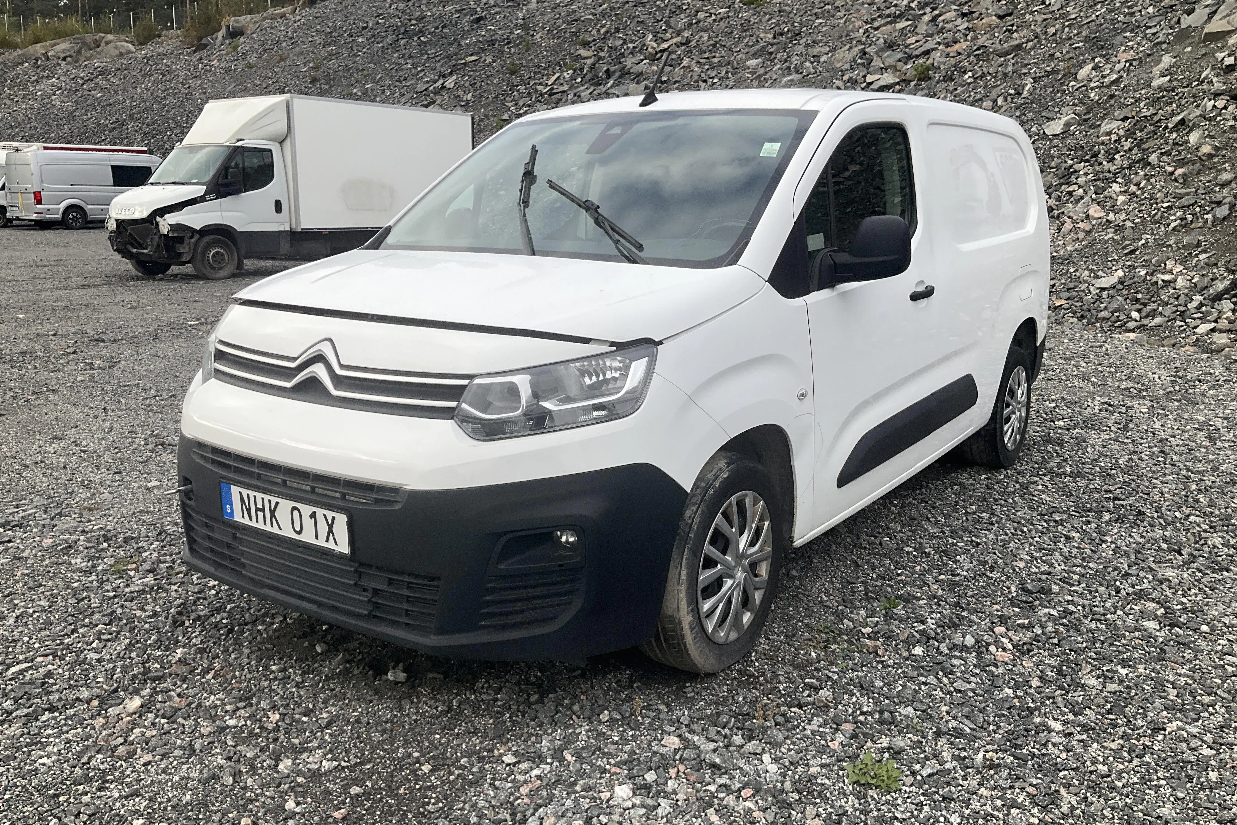 Presentation photo 1 of 12: Citroën Berlingo 1.5 BlueHDi Skåp (130hk) - 110 000 km - Automatic - white - 2020