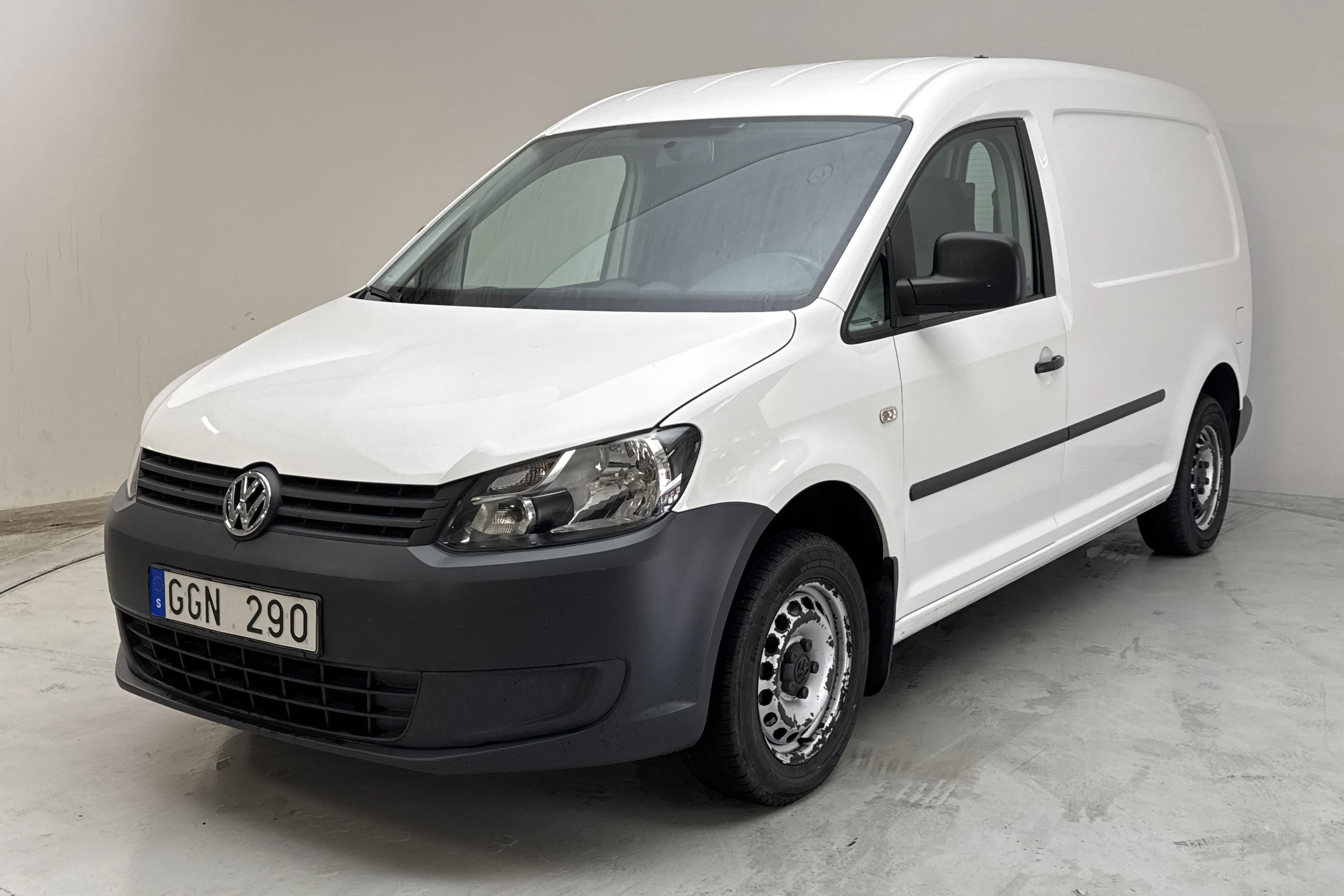 Presentation photo 1 of 11: VW Caddy 2.0 Ecofuel Maxi Skåp (109hk) - 88 190 km - Manual - white - 2012